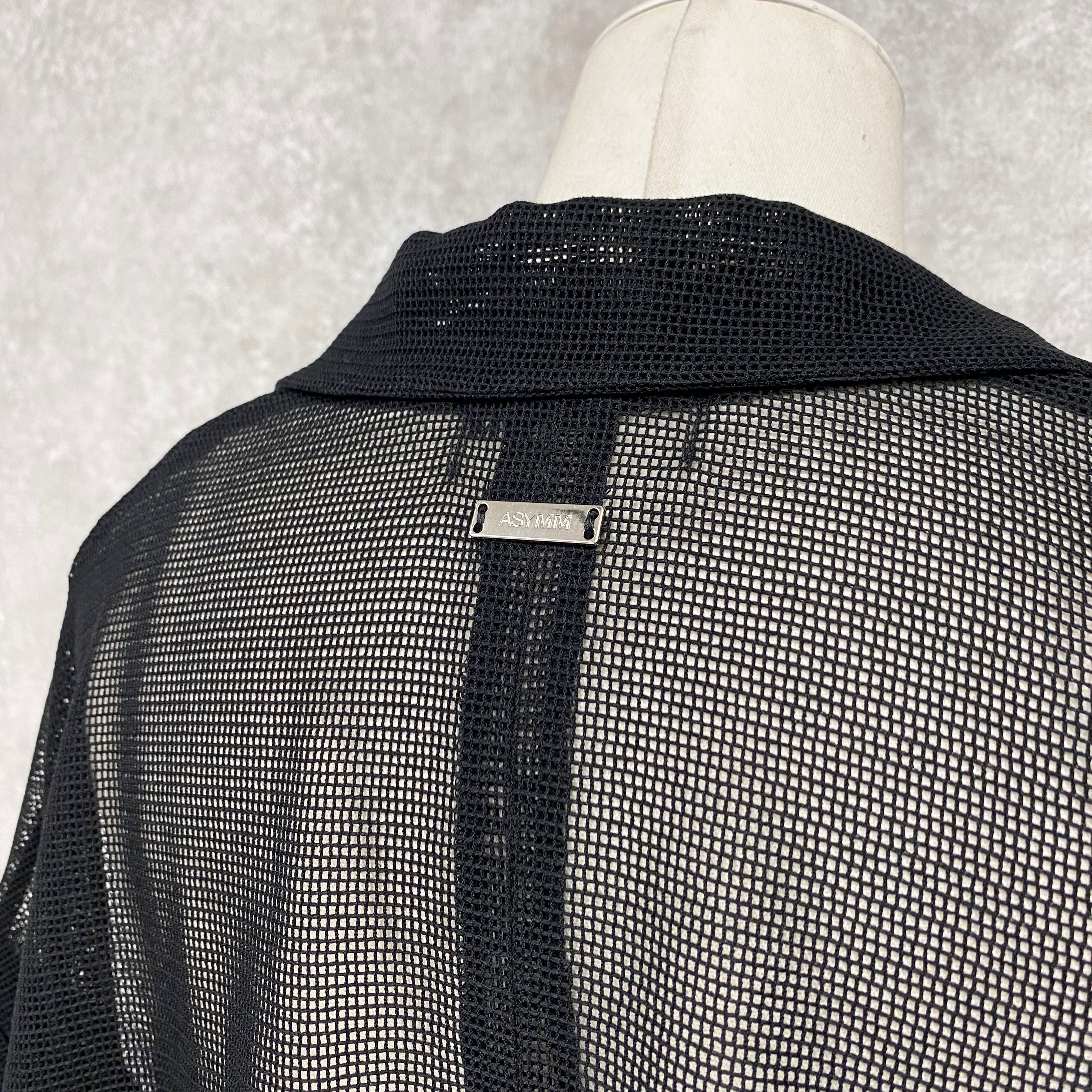 【ASYMM】AIR Mesh Jacket -black- ※7/16-22より順次発送予定