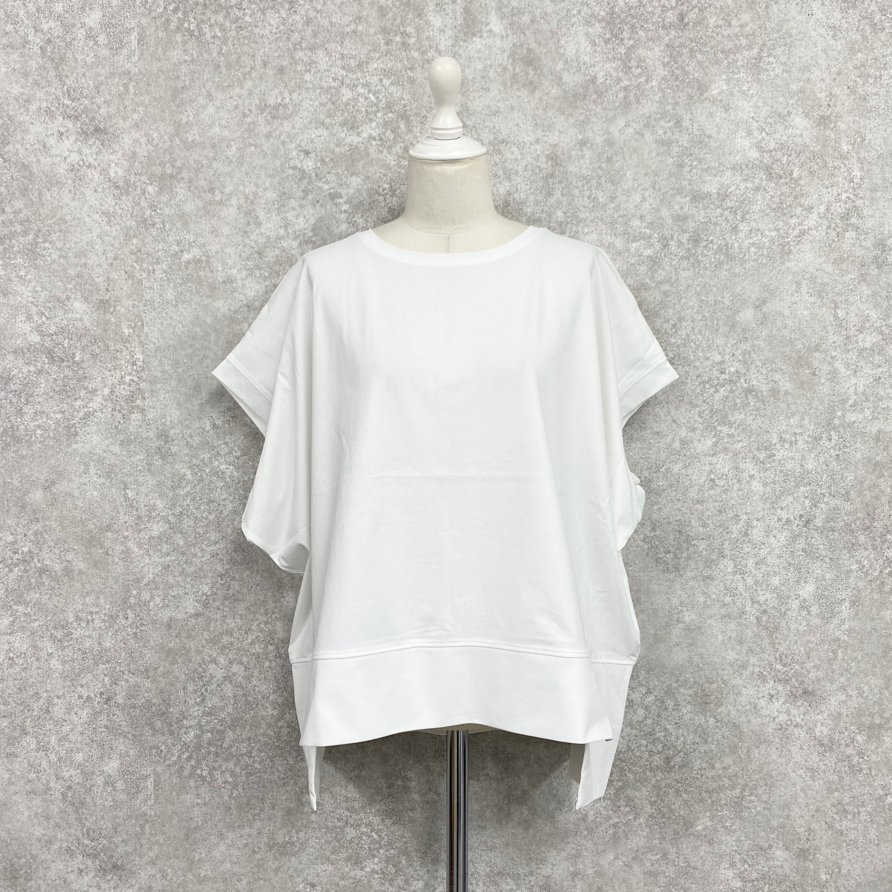 【ASYMM】NEAT TEE -white- ※8/6-12迄に順次発送予定