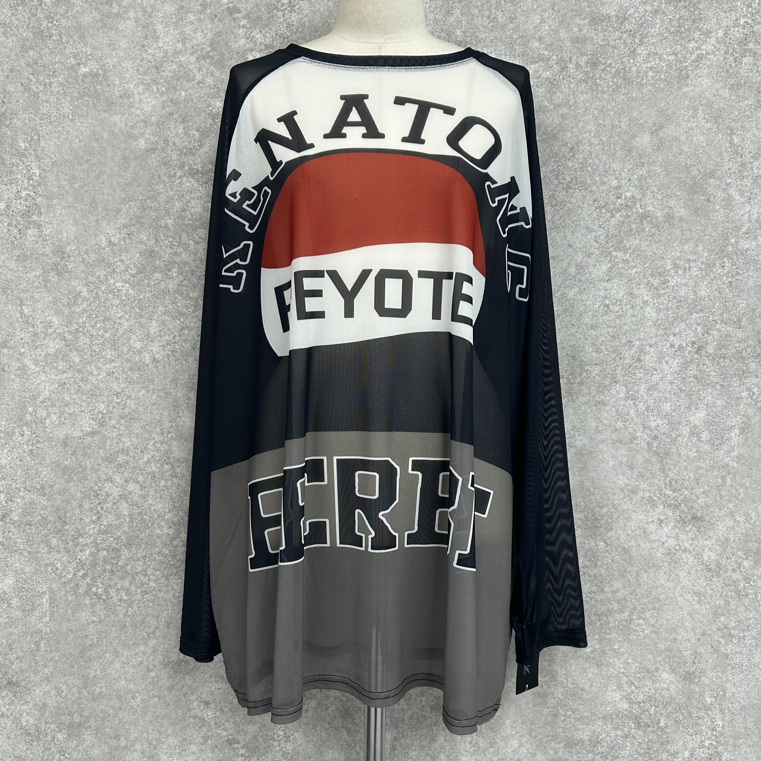 柄シアー長袖トップス -C-※3/19-25迄に順次発送予定