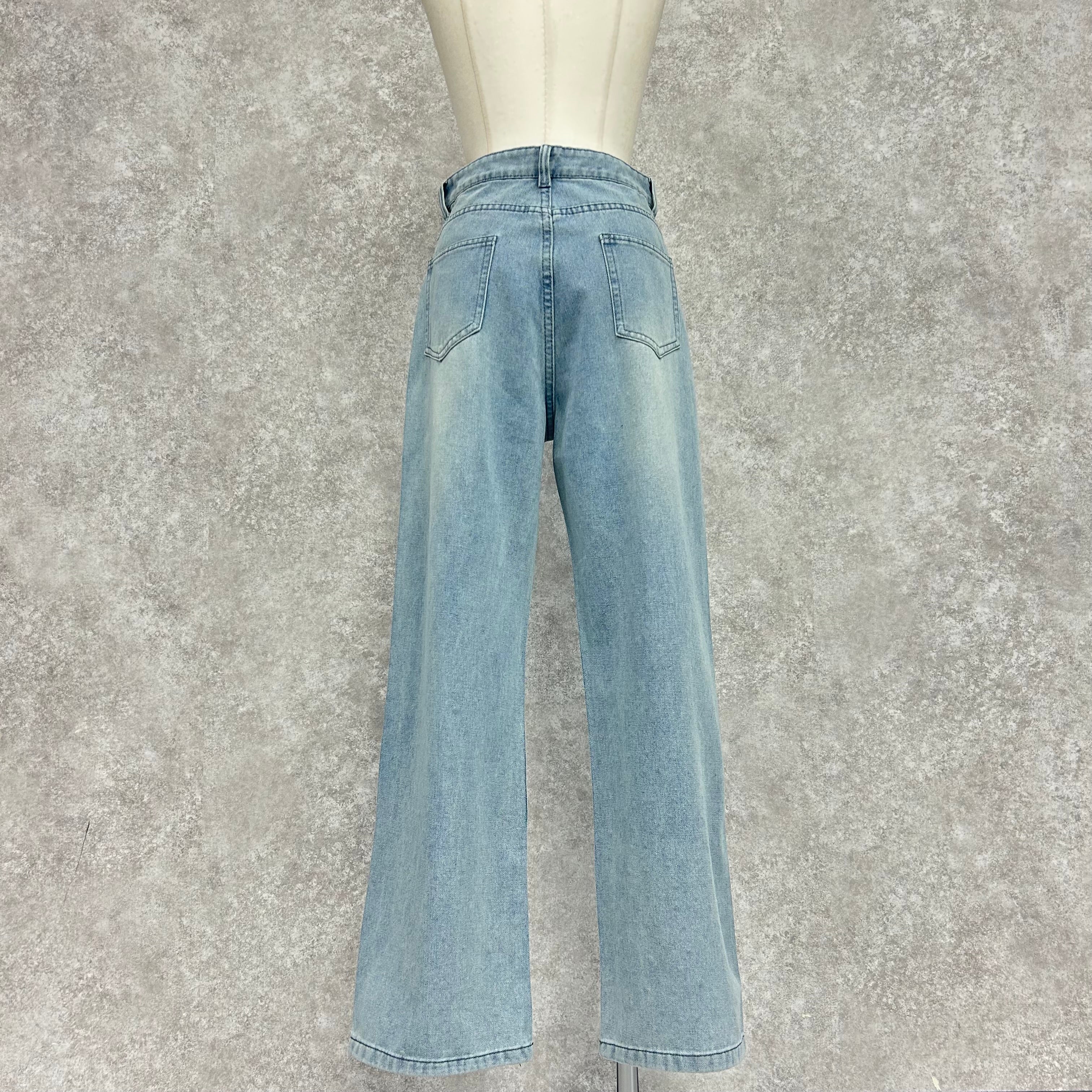 ラインストーン付きデニムパンツ ※7/30〜8/5迄に順次発送予定