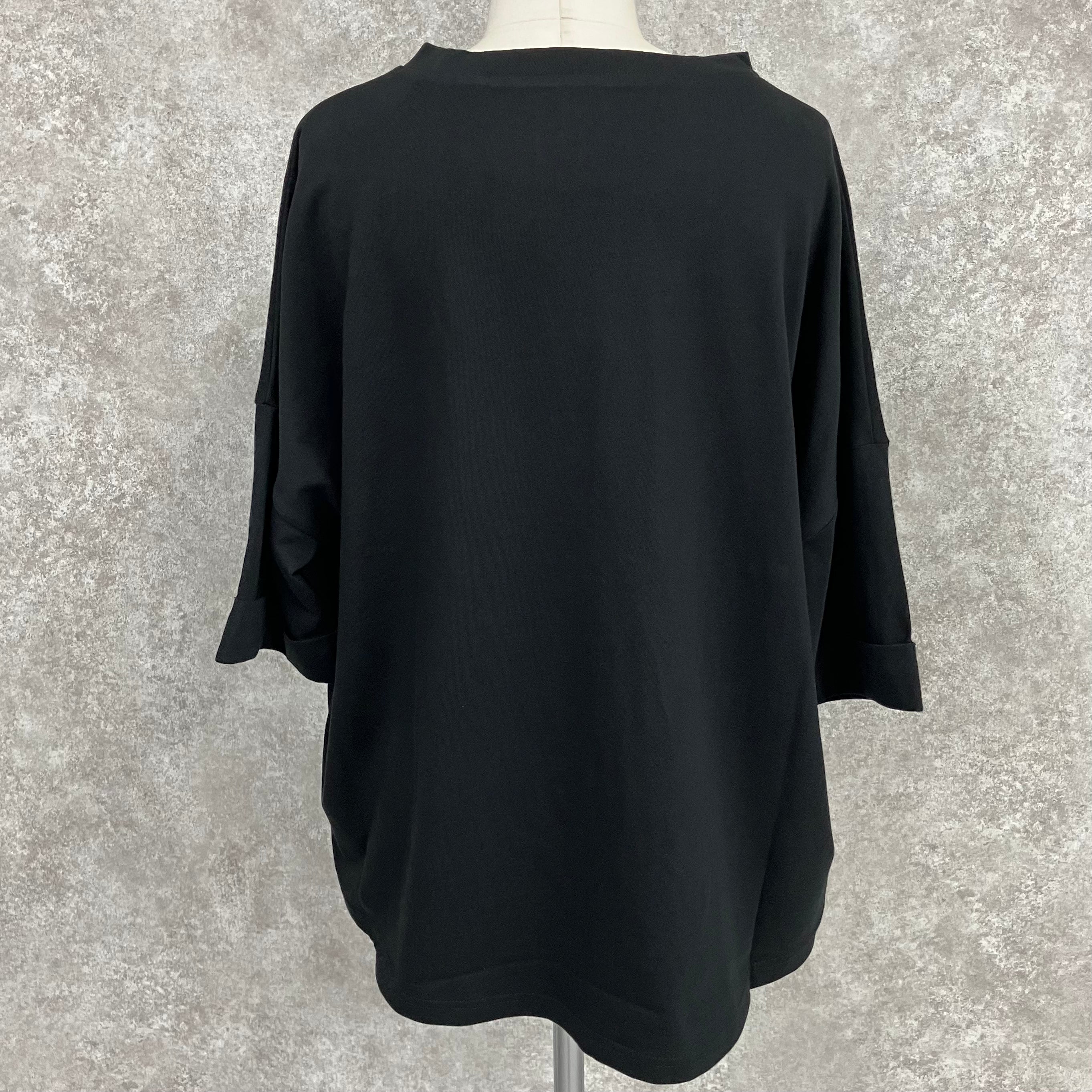 チャックポケットTシャツ -ブラック- ※7/9〜15迄に順次発送予定