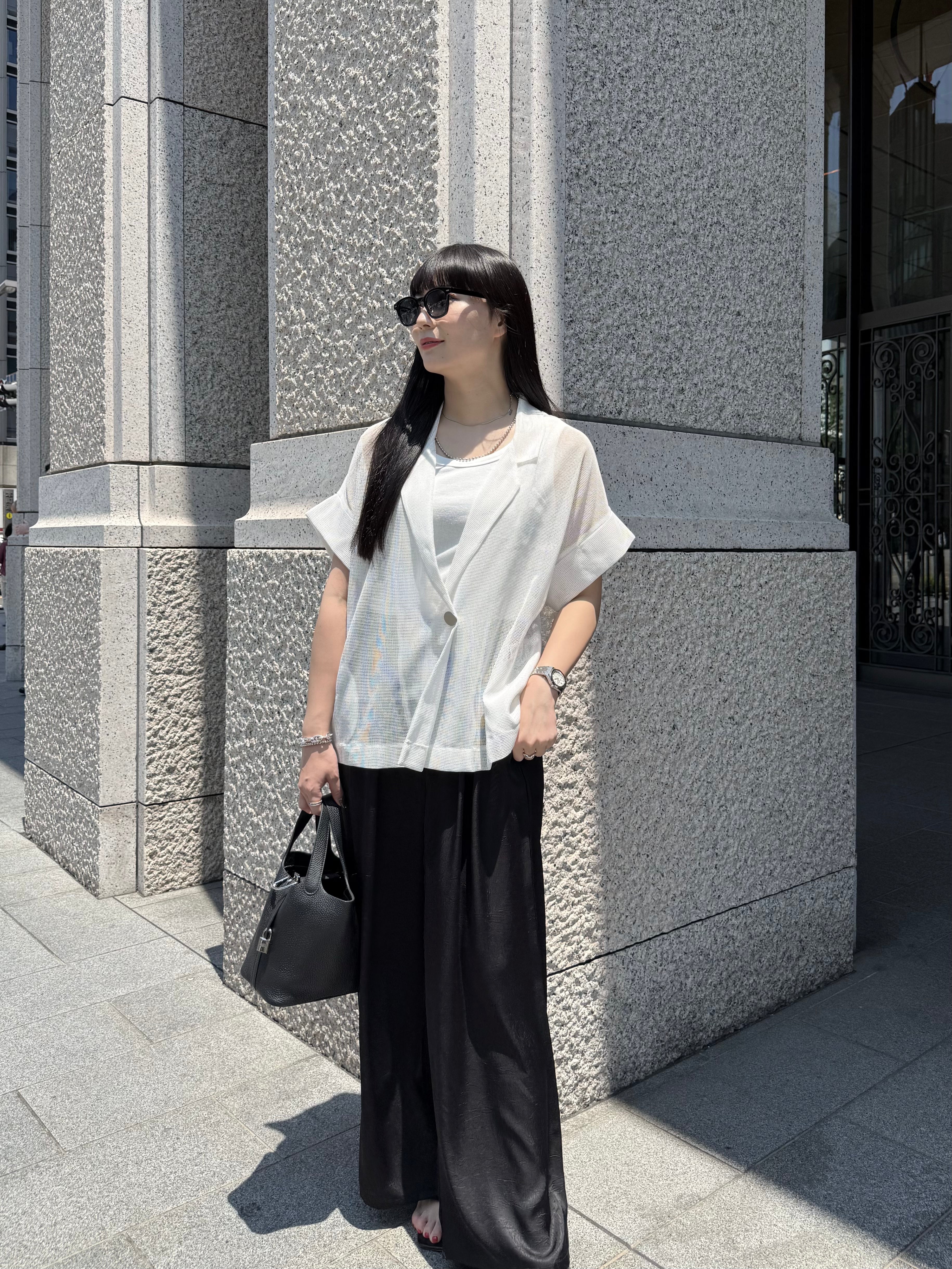 【ASYMM】AIR Mesh Jacket -white- ※7/16-22より順次発送予定