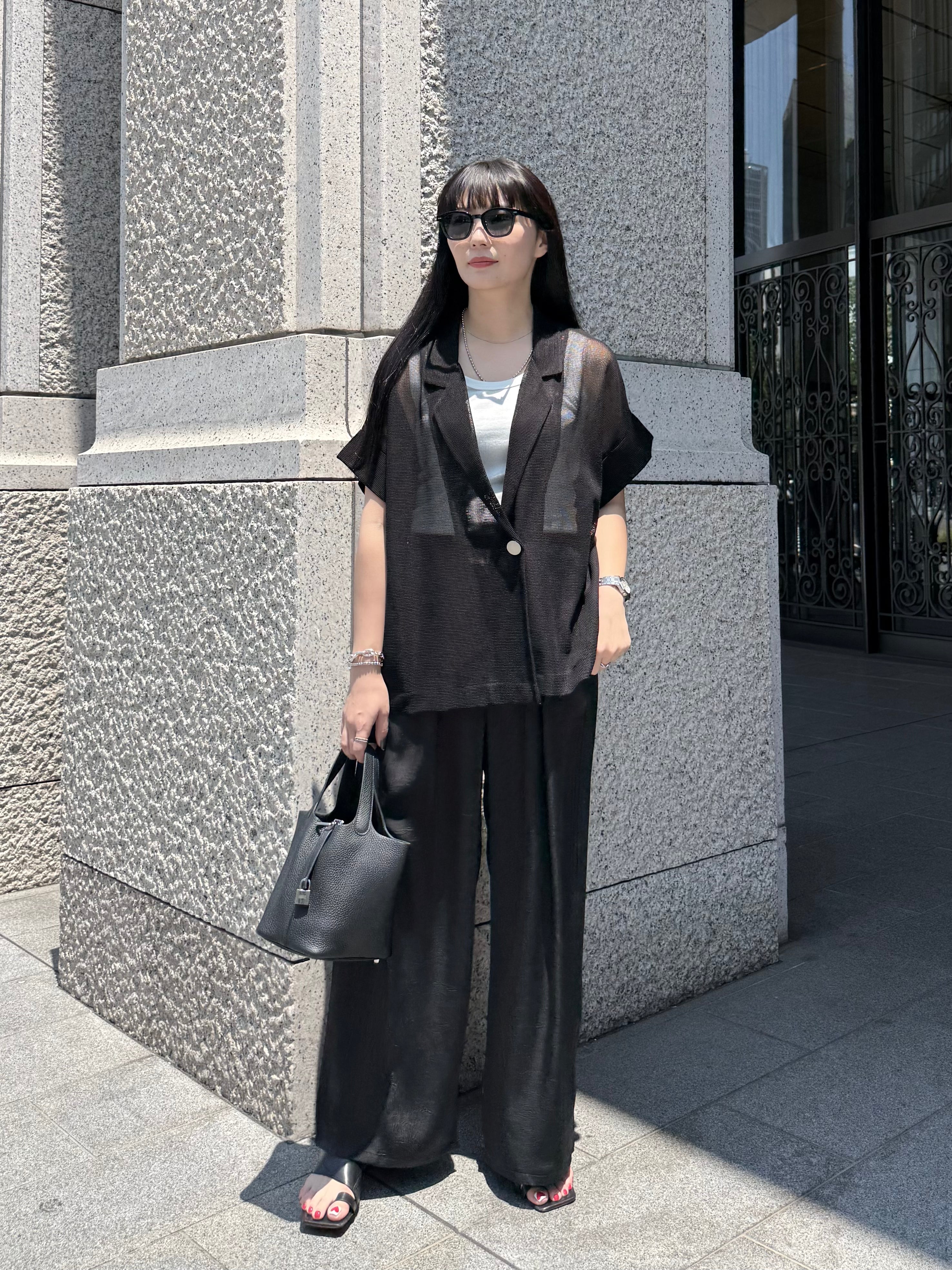【ASYMM】AIR Mesh Jacket -black- ※7/16-22より順次発送予定