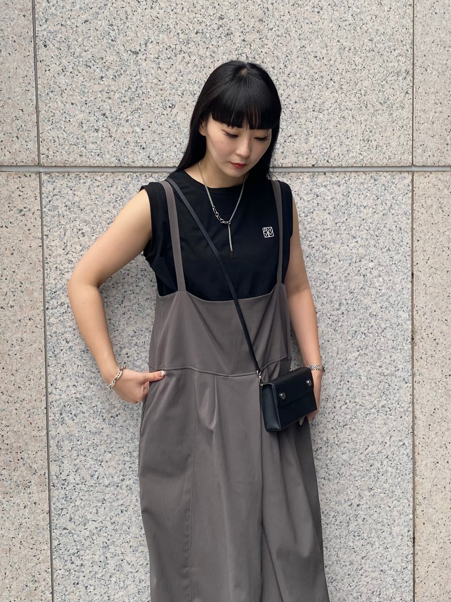 【ASYMM】ASYMM EMBLEM TANK -black- ※1週間前後で配送予定