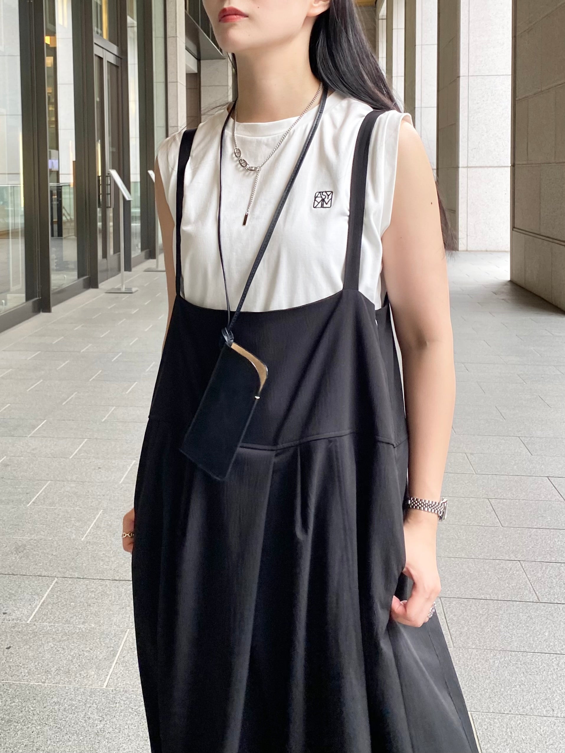 【ASYMM】ASYMM EMBLEM TANK -white- ※1週間前後で配送予定