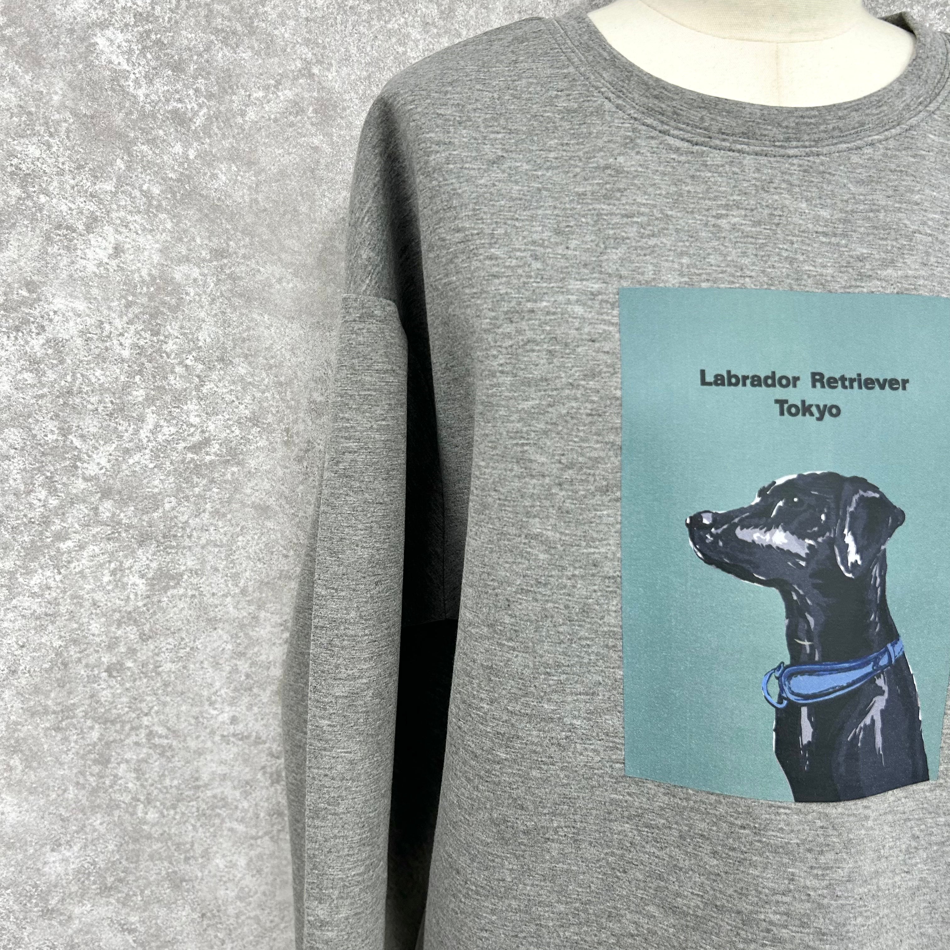 ラブラドールレトリーバートップス -グレー- ※10/15-21頃より順次配送予定