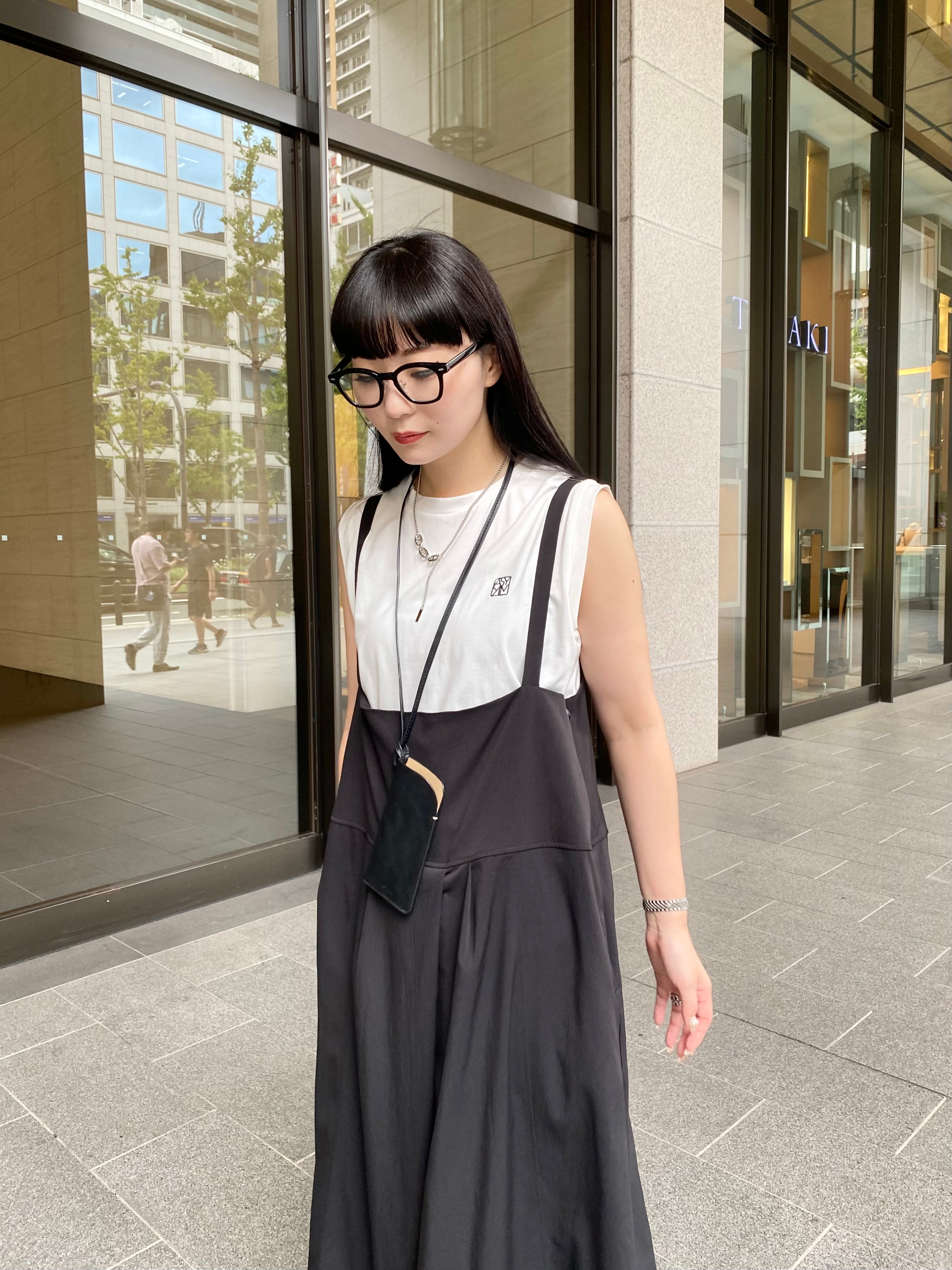 【ASYMM】ASYMM EMBLEM TANK -white- ※1週間前後で配送予定