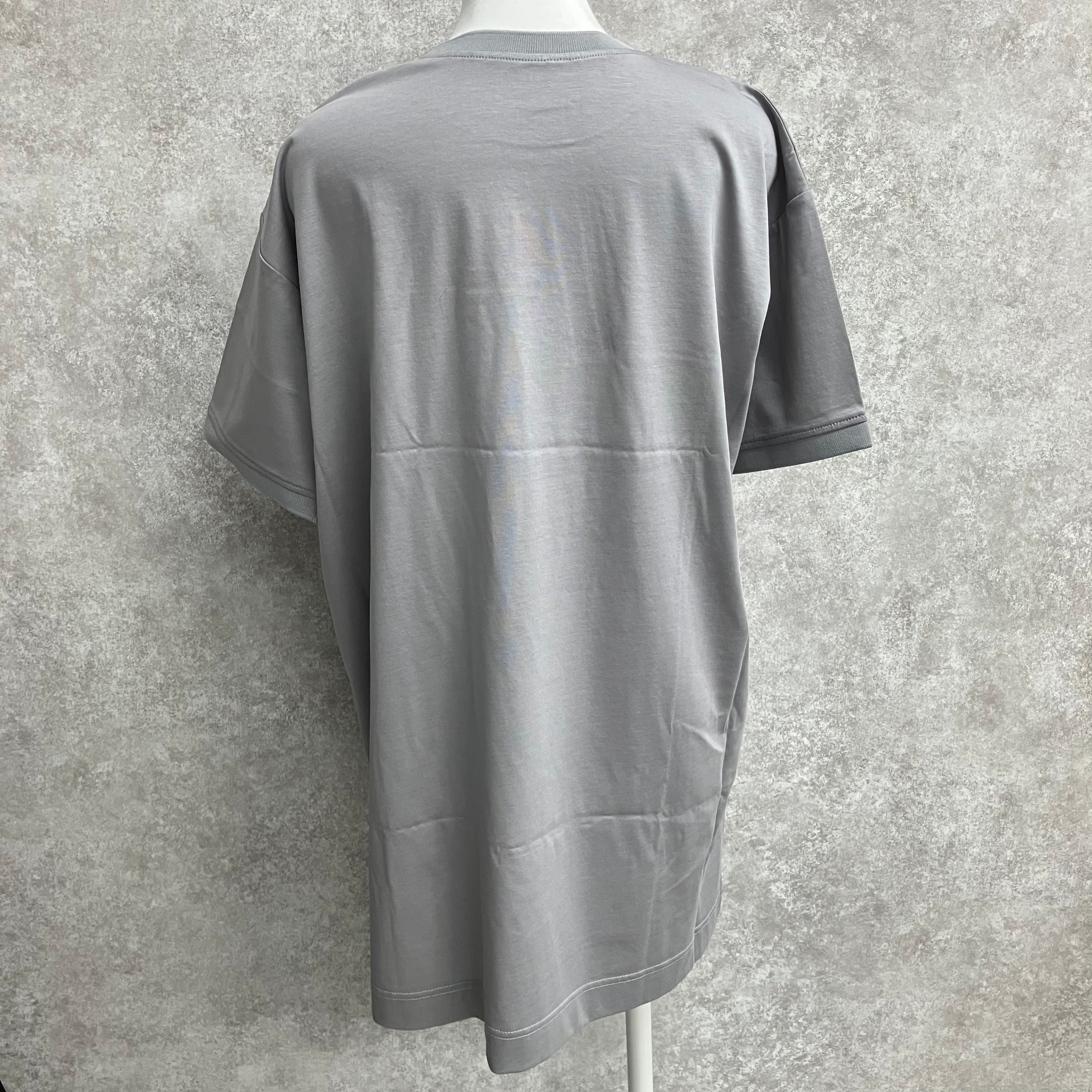 網目風ロゴTシャツ -グレー- ※7/9~7/15迄に順次発送予定