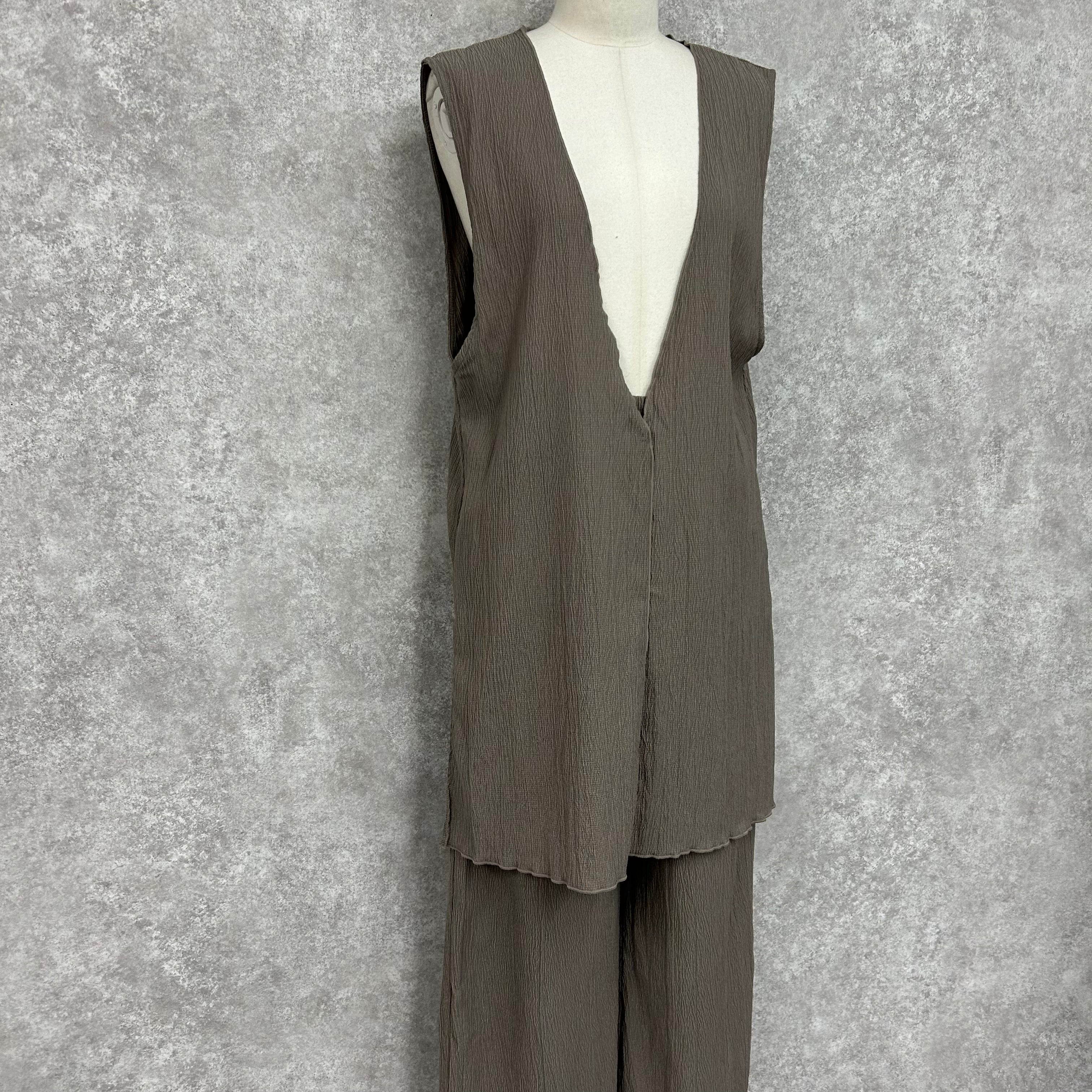 裾メロウリラックスセットアップ -モカ- ※3/19〜25頃より順次発送予定