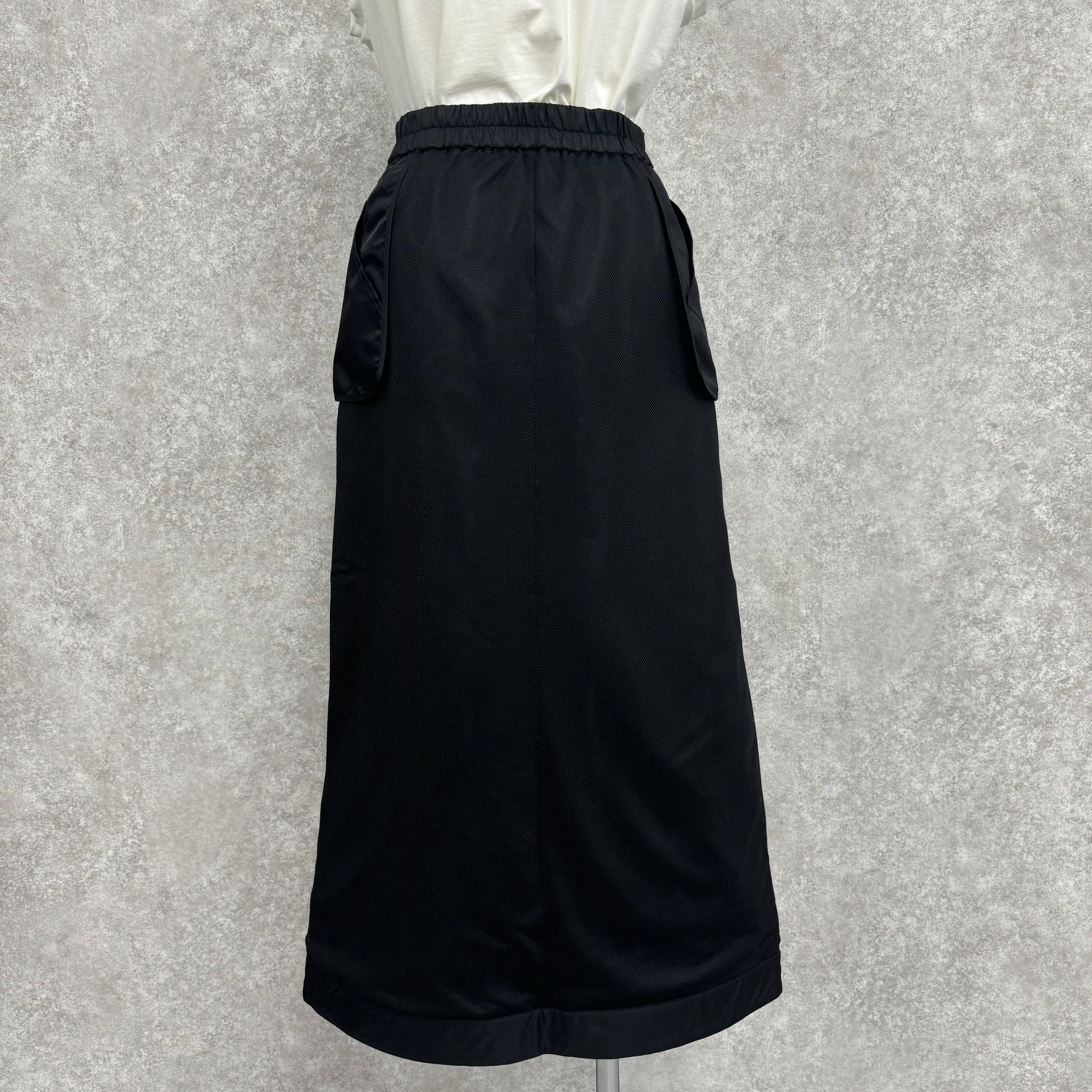 【Teracce Summer SALE 】ミリタリーナロースカート -ブラック- ※8/27-9/2より順次発送予定