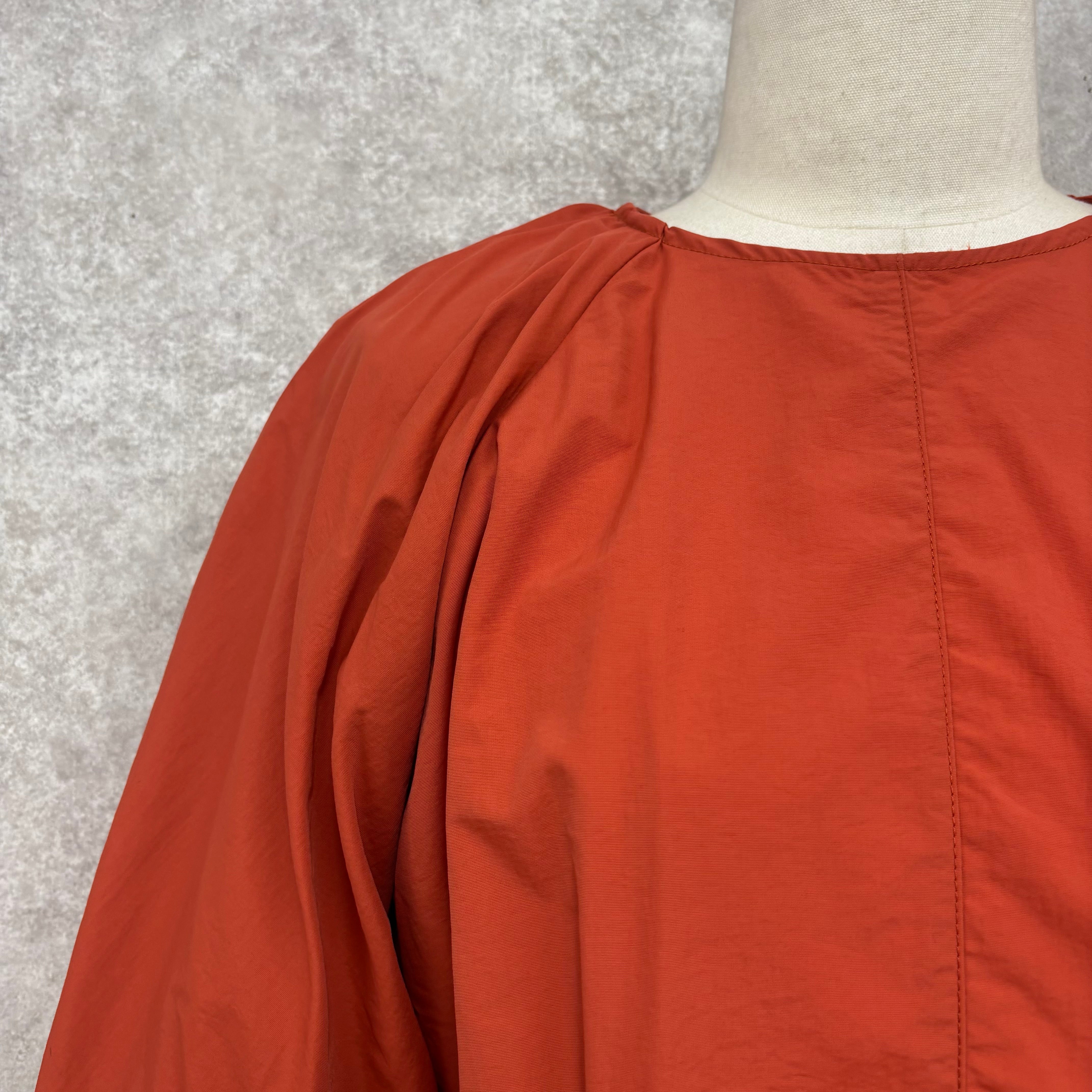 バルーンスリーブブラウス -オレンジ- ※7/30〜8/5迄に順次発送予定