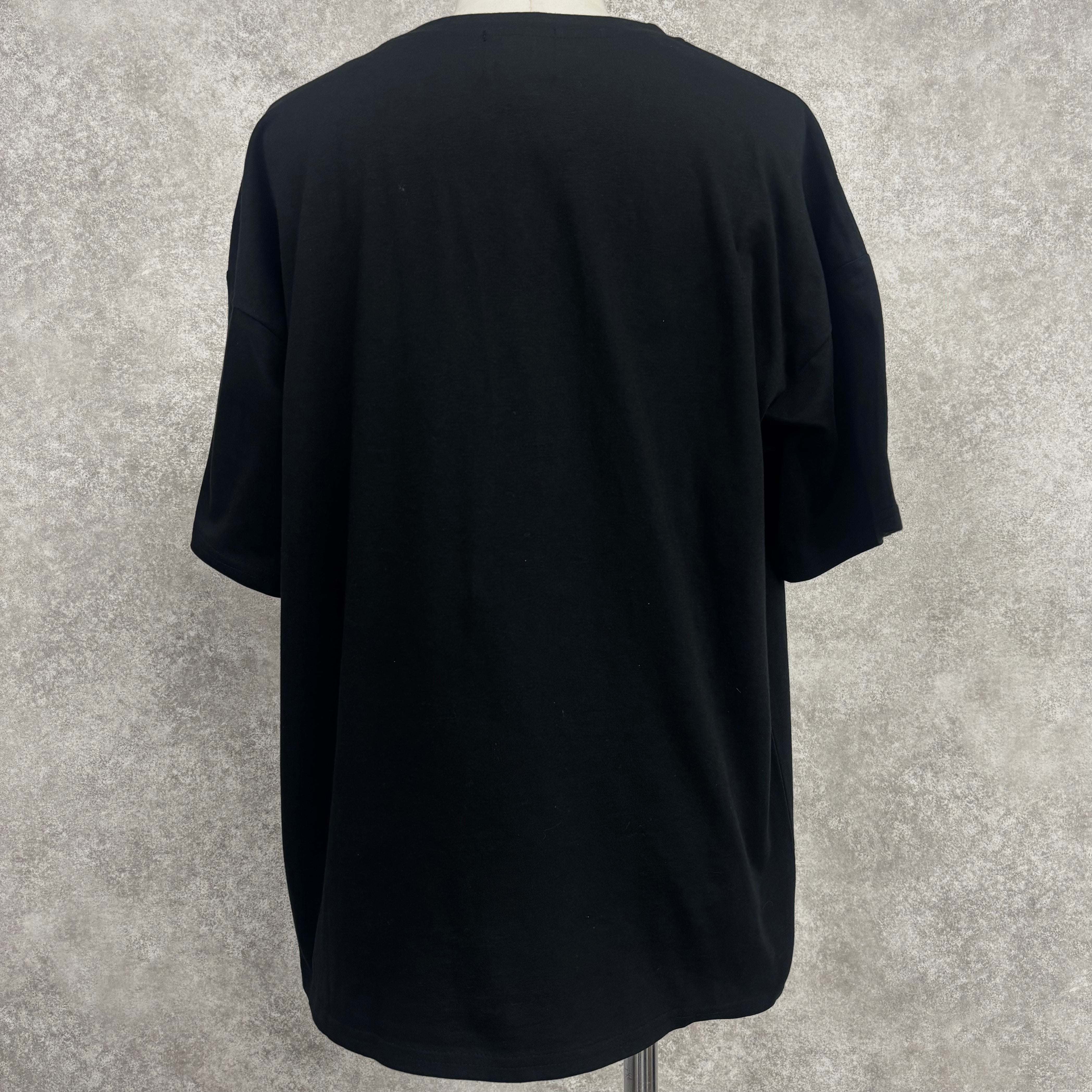 コード刺繍Tシャツ -ブラック- ※7/30-8/5迄に順次発送予定