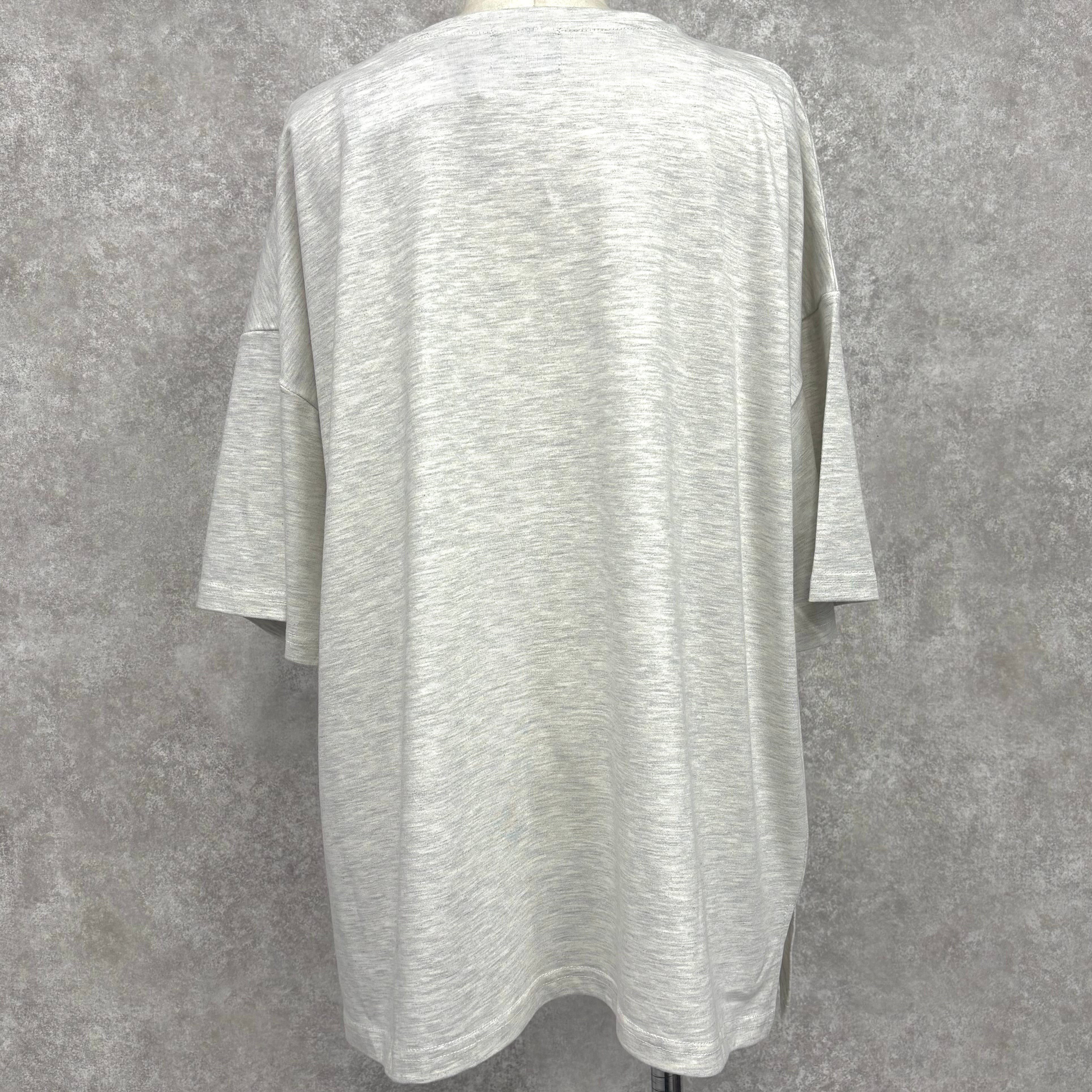 シュナウザー線画プリントビッグTシャツ ※6/11~17迄に順次発送予定