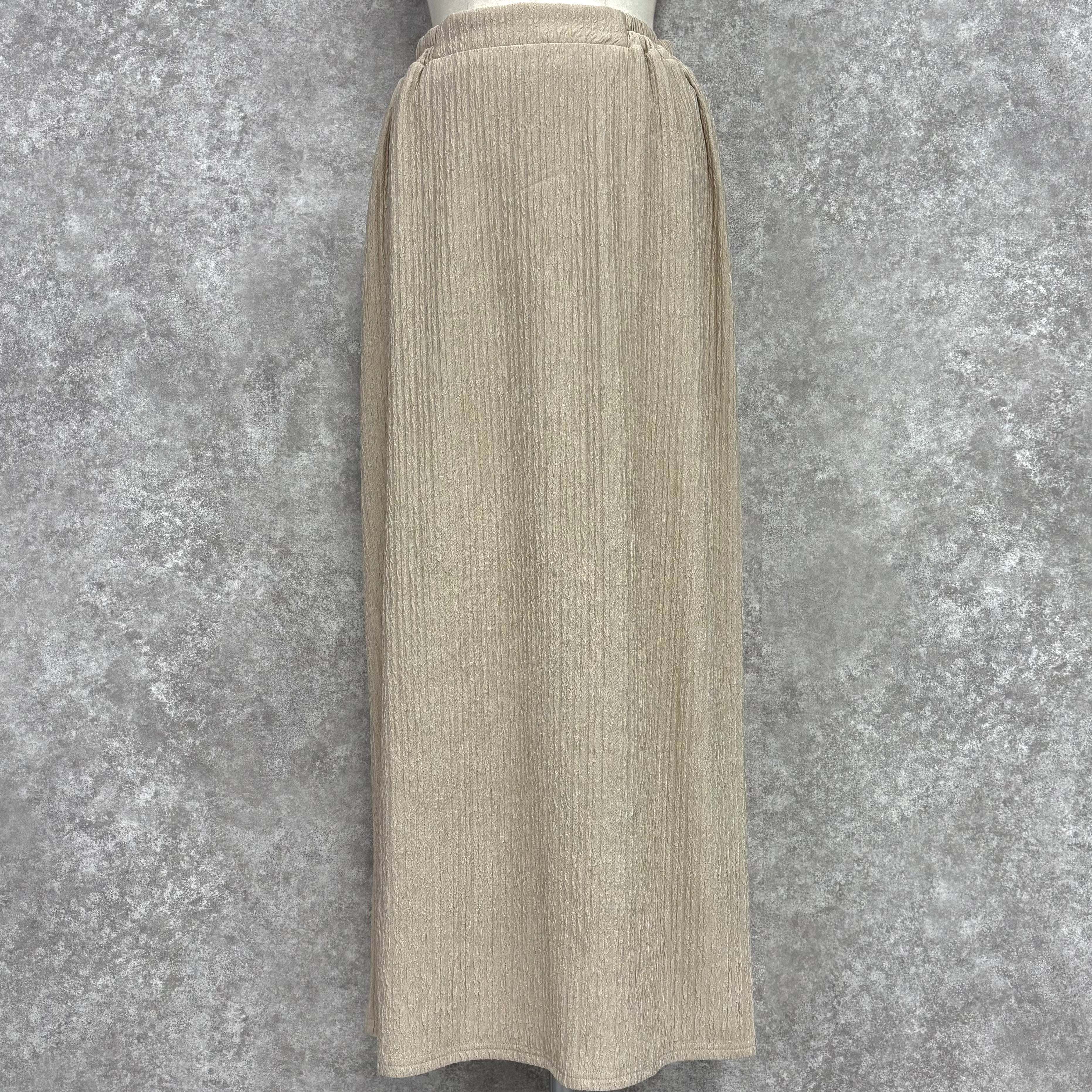 リラックススカート ライトベージュ ※6/18~6/24迄に順次配送予定