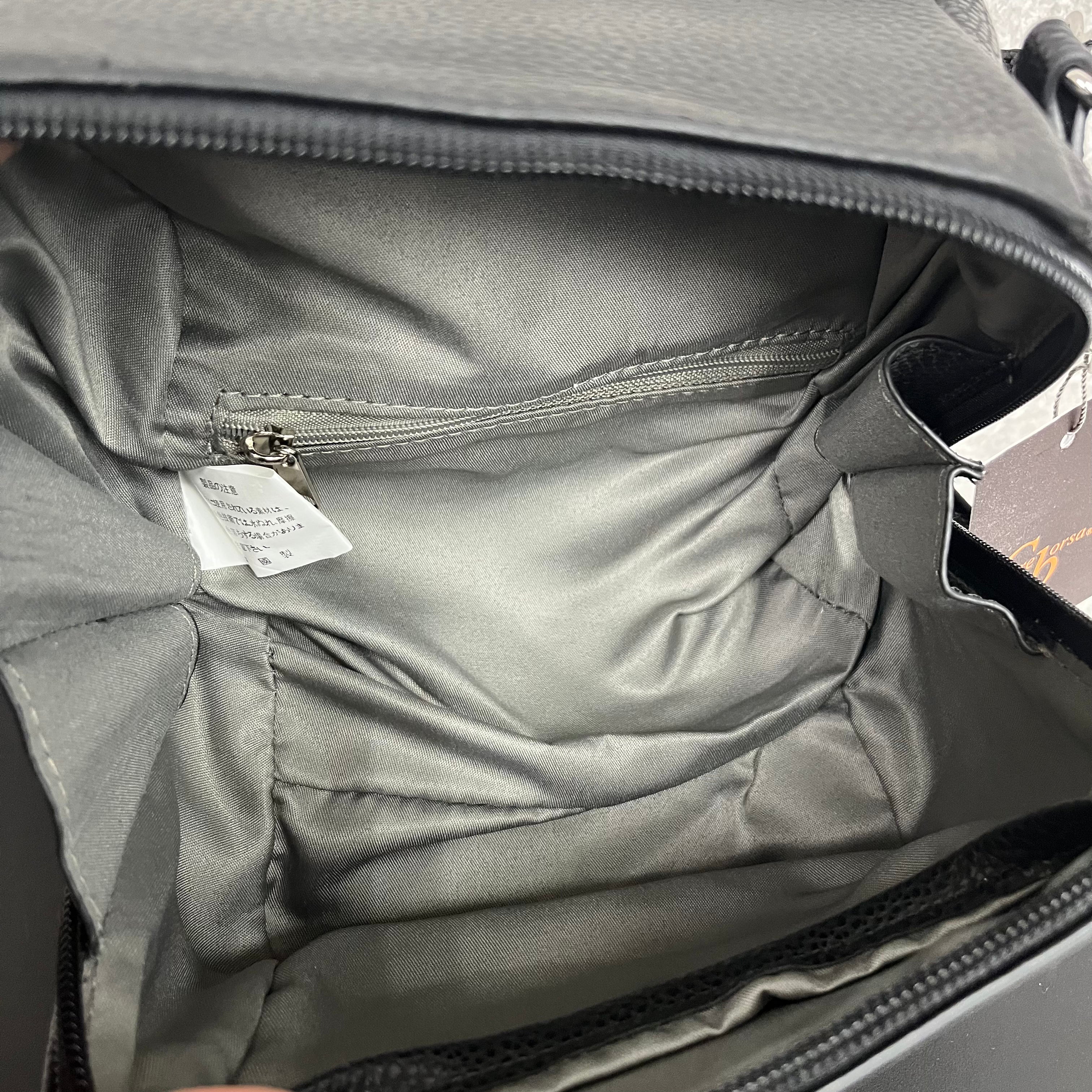 牛革2wayボックスバッグ -ブラック- ※3/19~25迄に順次発送予定