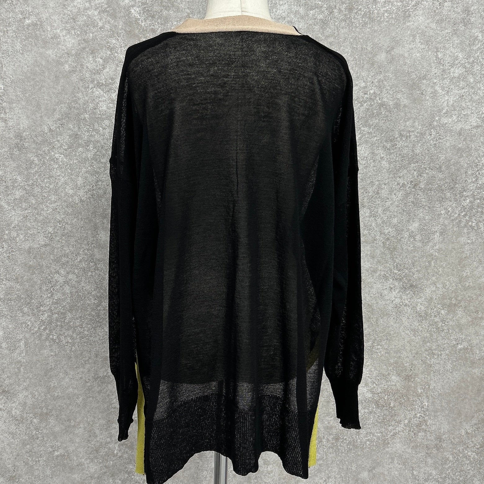 サイドラインカーディガン -ブラック- ※3月末~4月上旬頃に順次発送予定