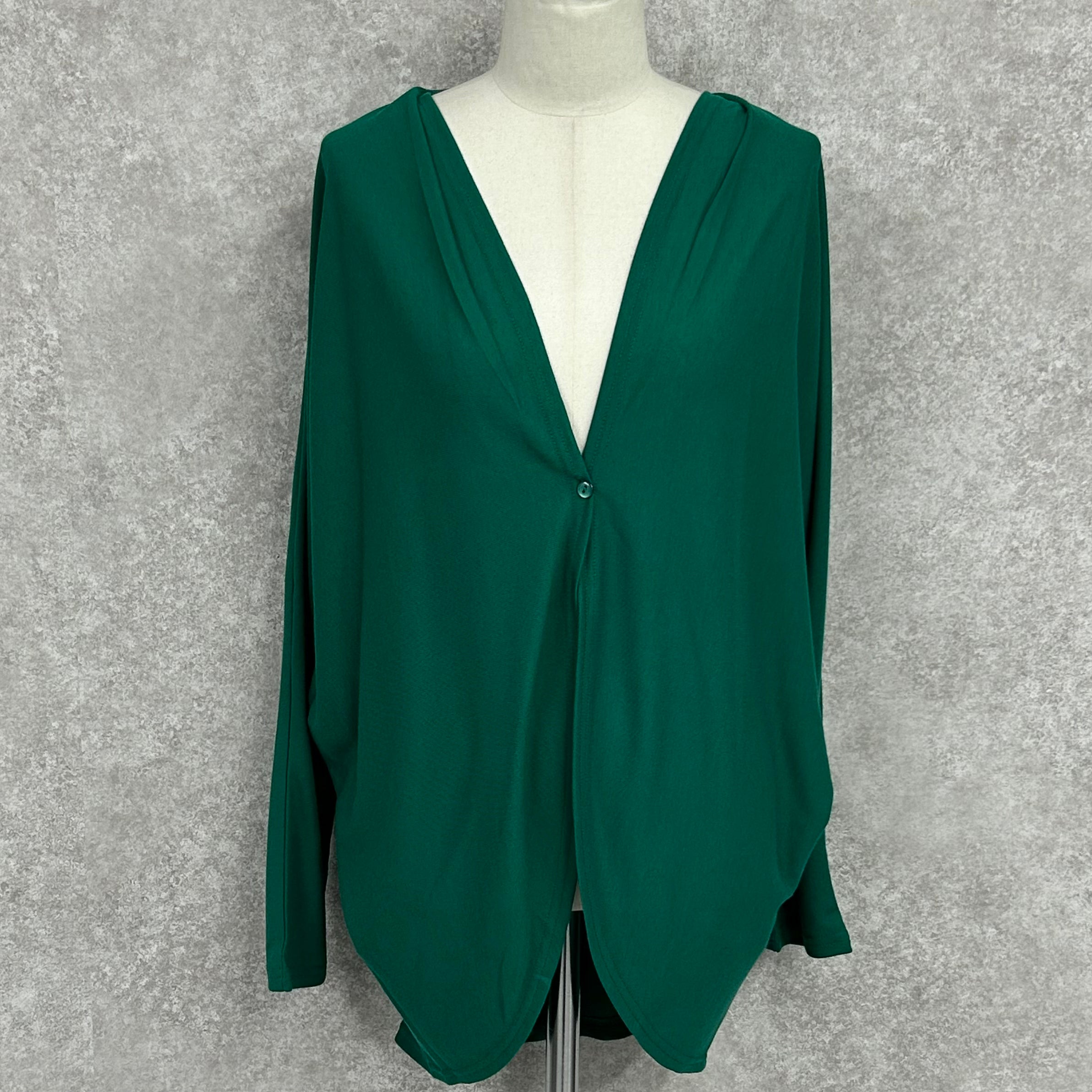 ドルマンボレロカーディガン -グリーン- ※6/18〜24迄に順次発送予定