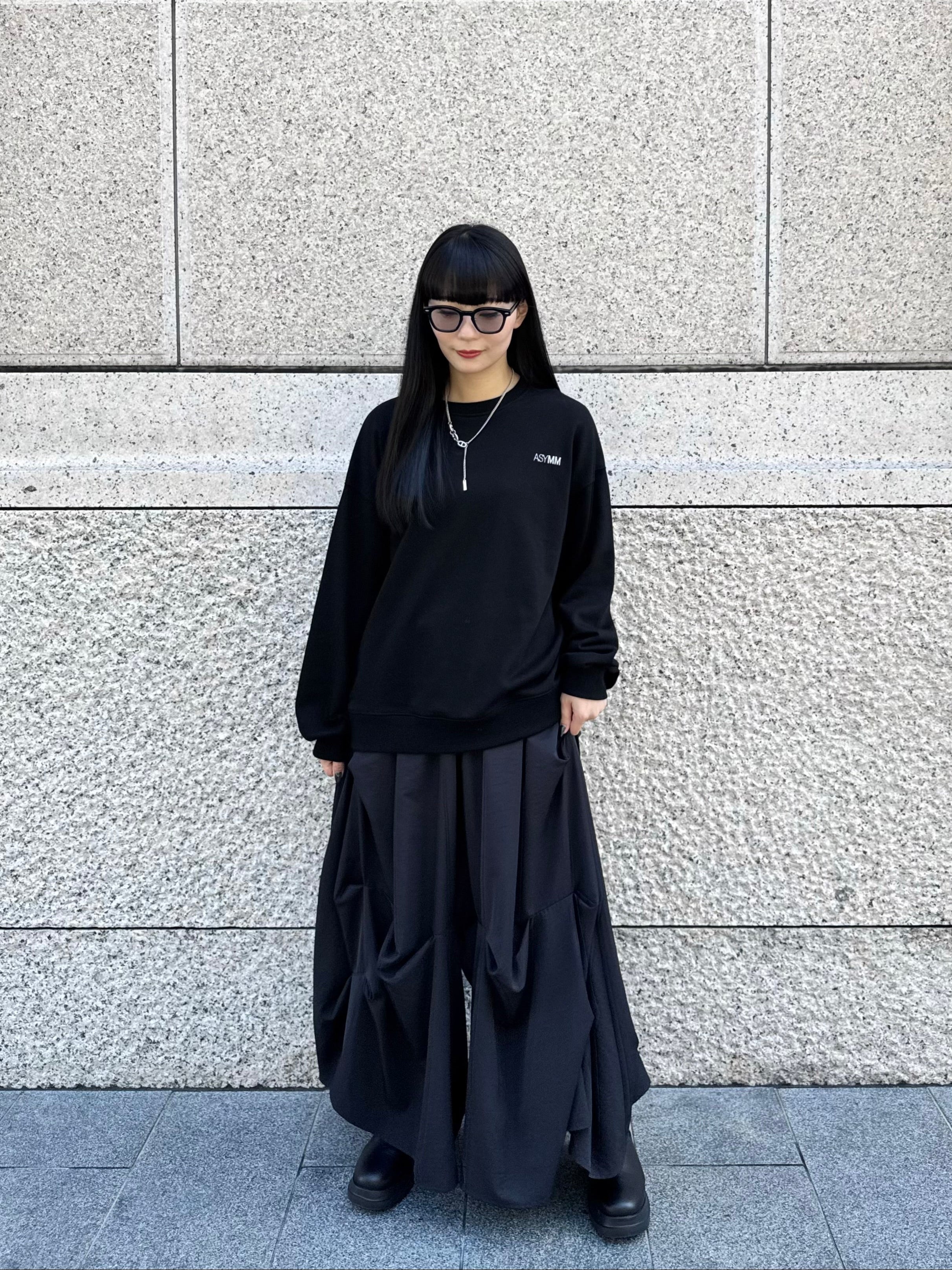 【ASYMM】ICON SWEAT -black- ※1週間前後で配送予定