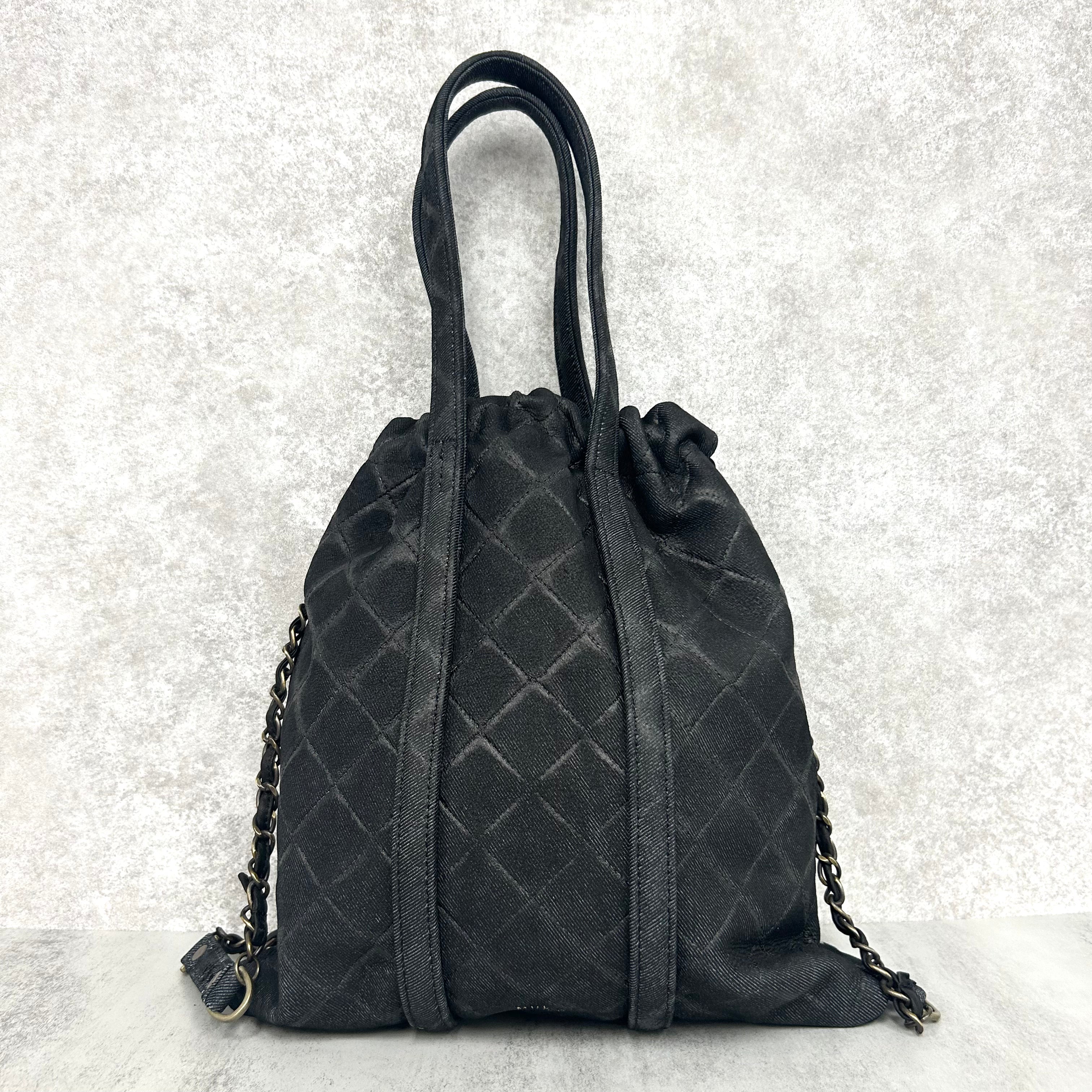 【M.U.L.】トラストートS ブラック デニムレザー マットゴールド金具 ※1週間前後で発送 ※事務所発送