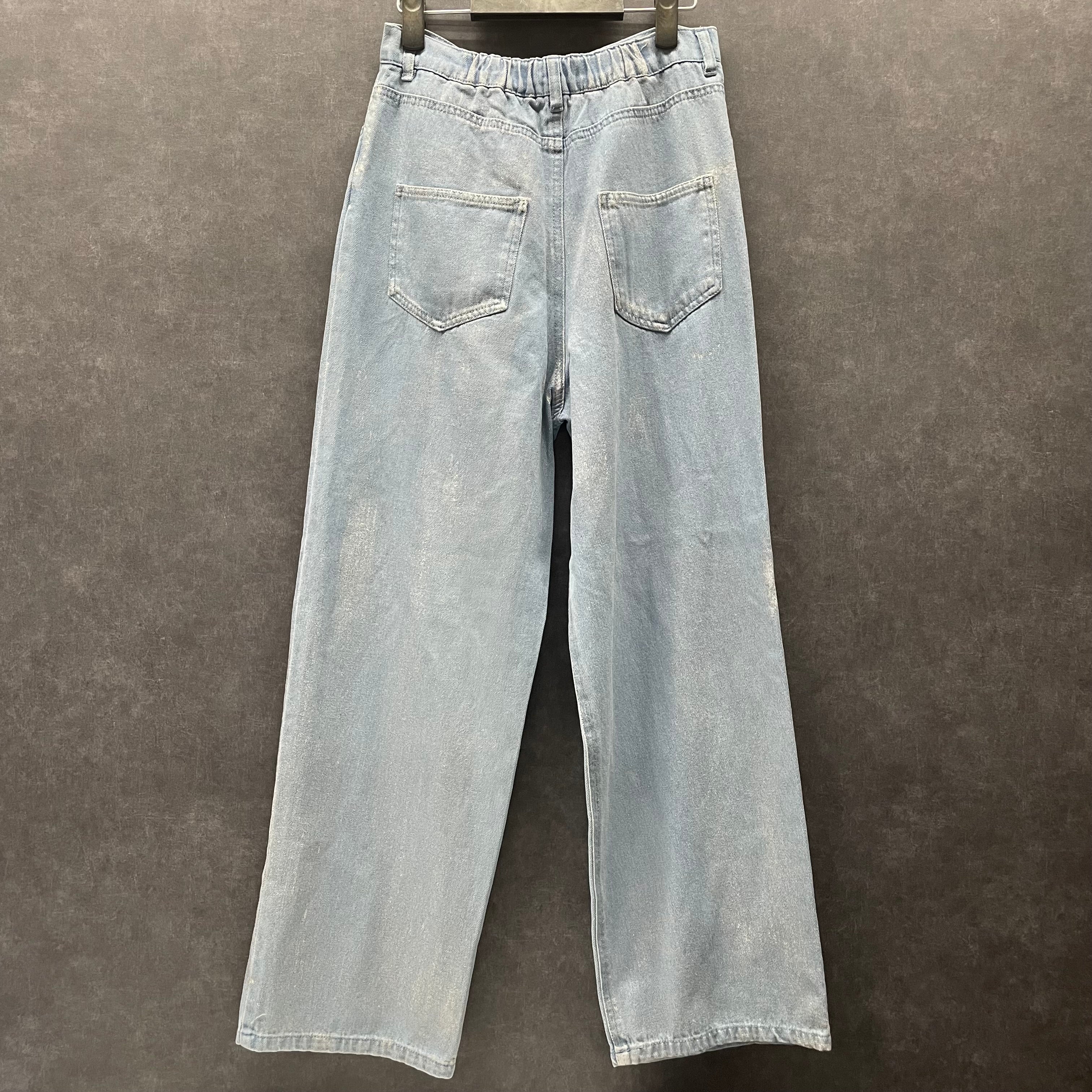 【予約】箔デザインデニム -ブリーチ- ※ハンガー納品 ※12月上旬〜中旬頃より順次発送予定