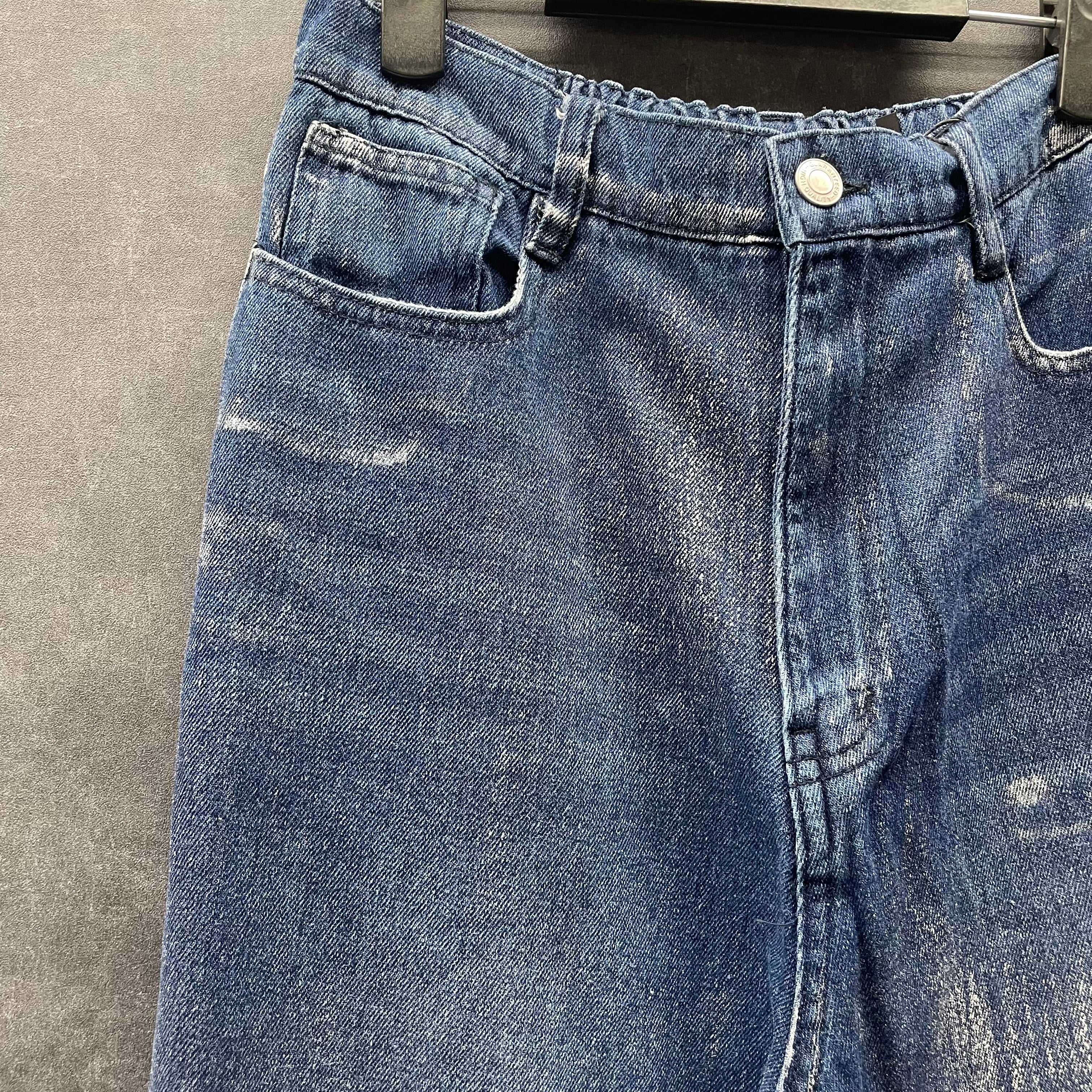 【予約】箔デザインデニム -ブルー- ※ハンガー納品 ※12月上旬〜中旬頃より順次発送予定