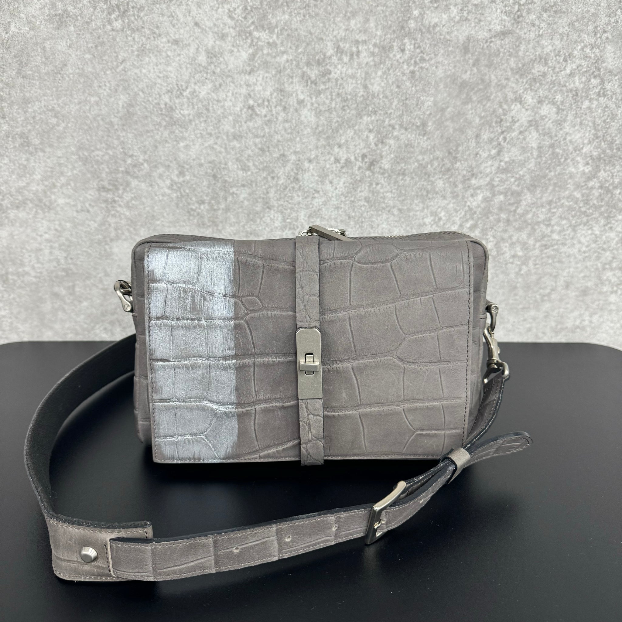 POLÈNE ショルダーバッグ グレー 保存袋付き