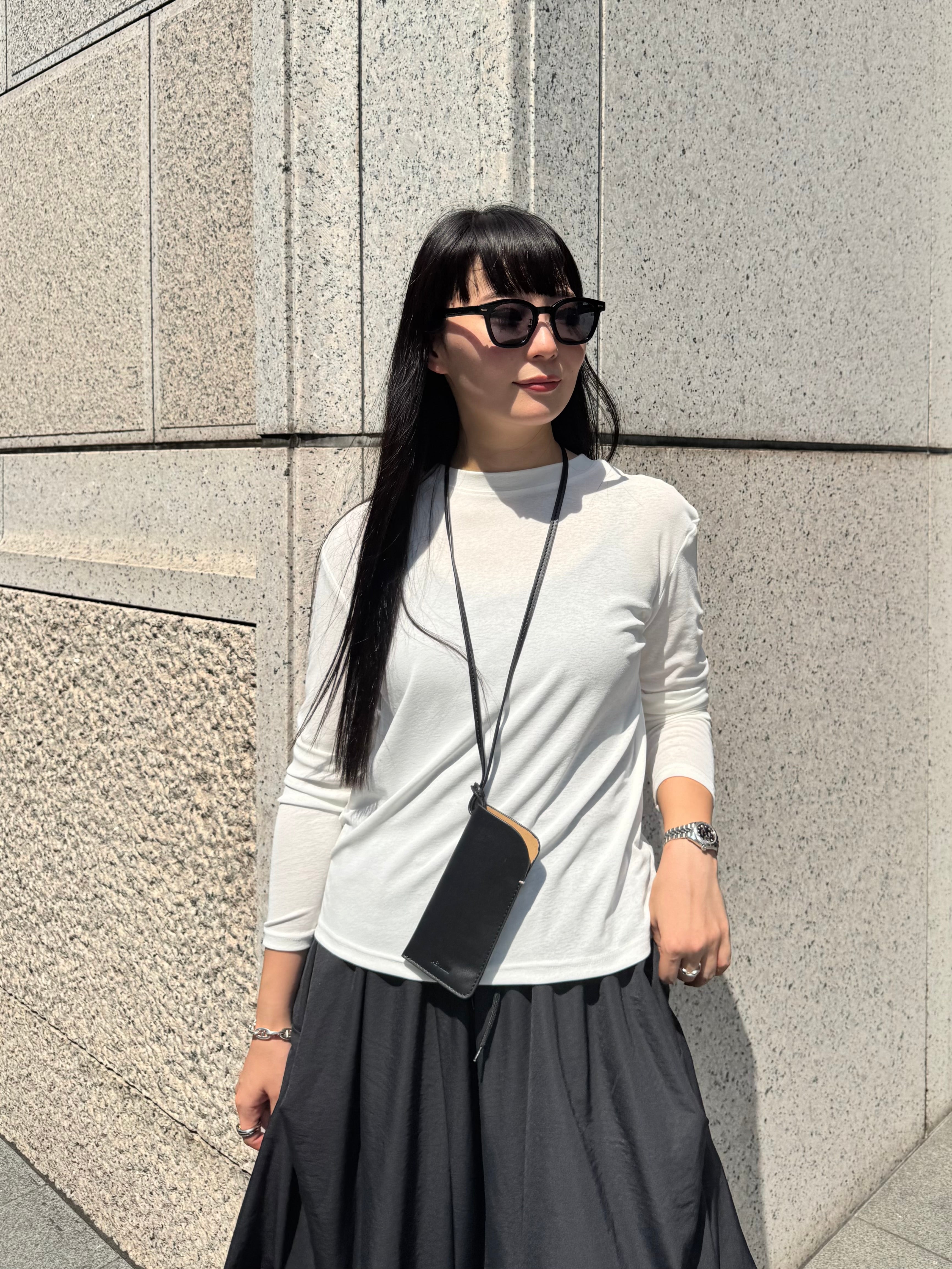 【ASYMM】INFINITE EASE TEE -white- ※1週間前後で配送予定