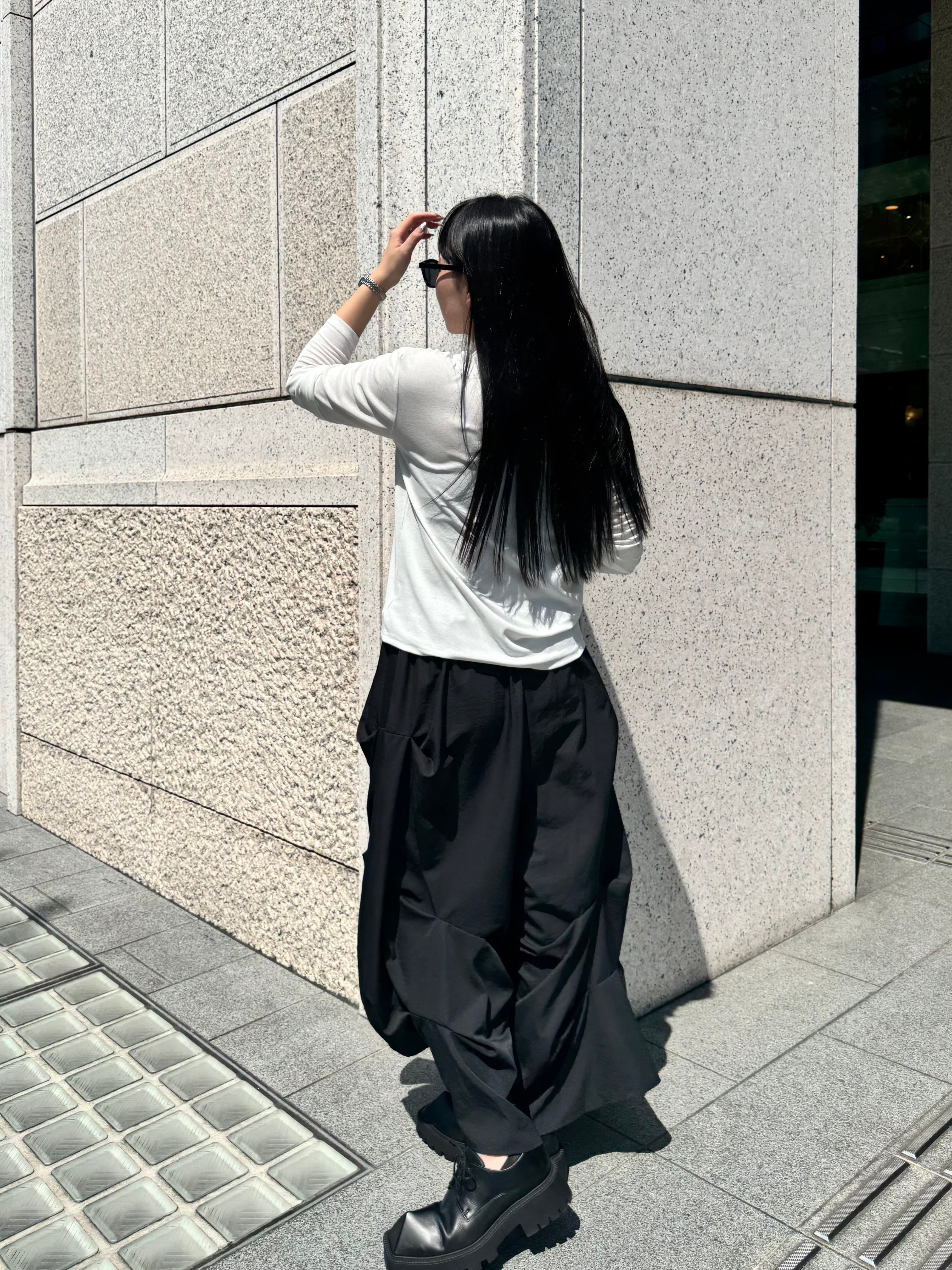 【ASYMM】INFINITE EASE TEE -white- ※1週間前後で配送予定