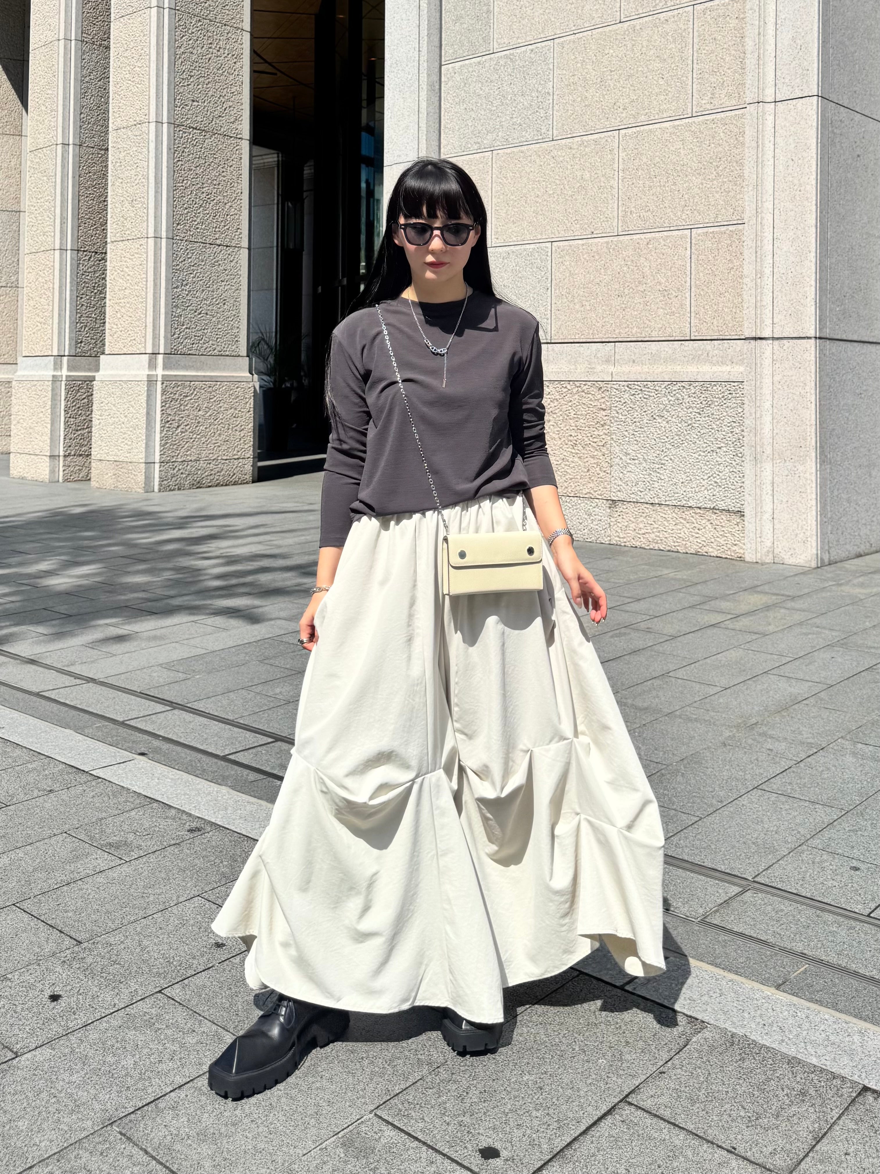 【ASYMM】PINTRIX PANTS -off white- ※1週間前後で配送予定