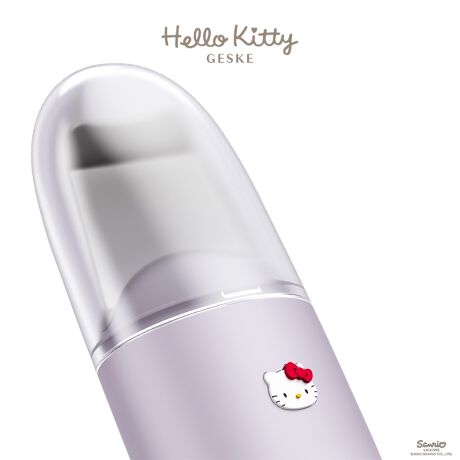 【ハローキティ フェイシャルブラシセット🎀】【GESKE】ハローキティ マイクロカレント スキンスクライバー & ブラックヘッドリムーバー ※3/26〜4/1頃より順次発送予定