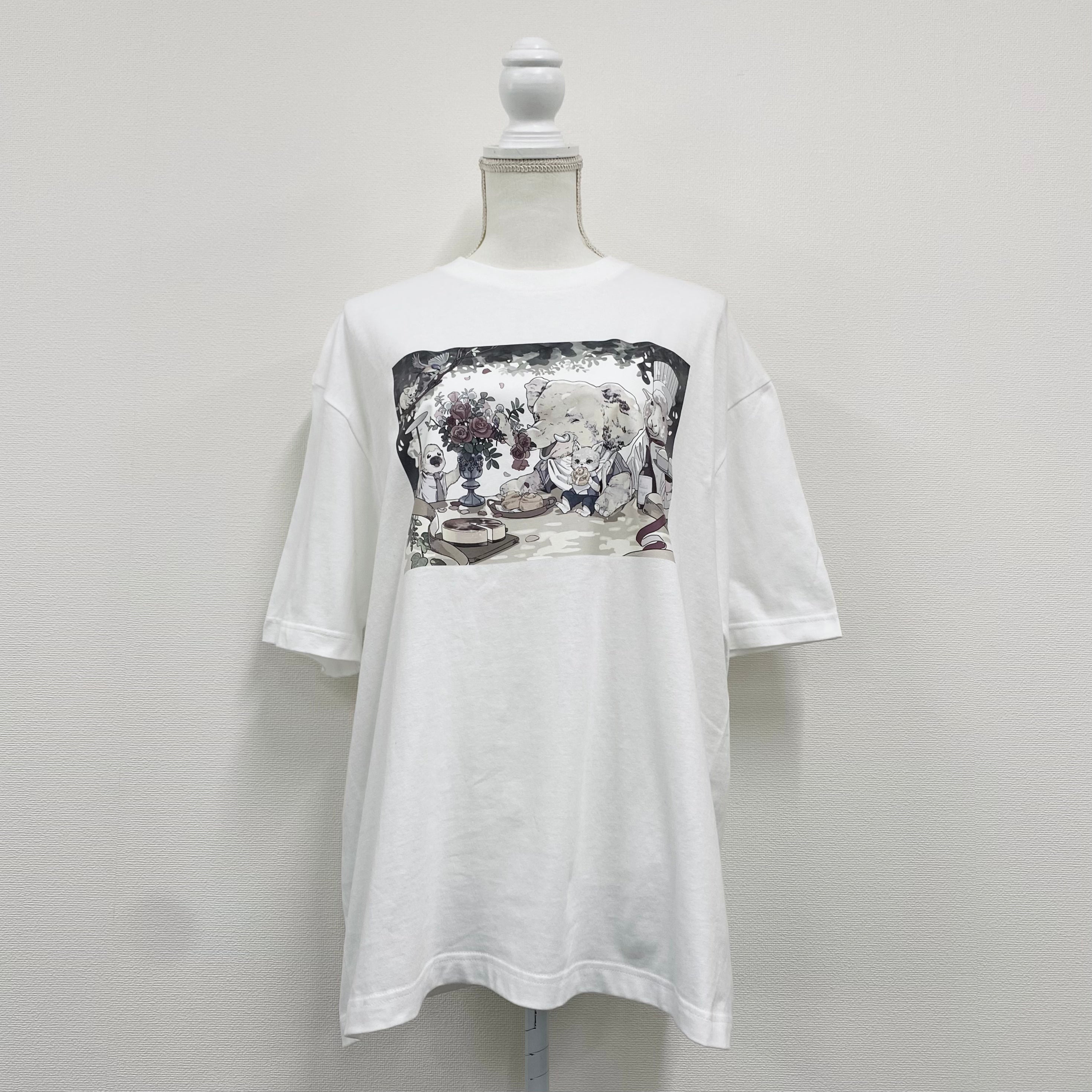 【O033】ZOUTONEKO オリジナルTシャツ ホワイト ※事務所発送