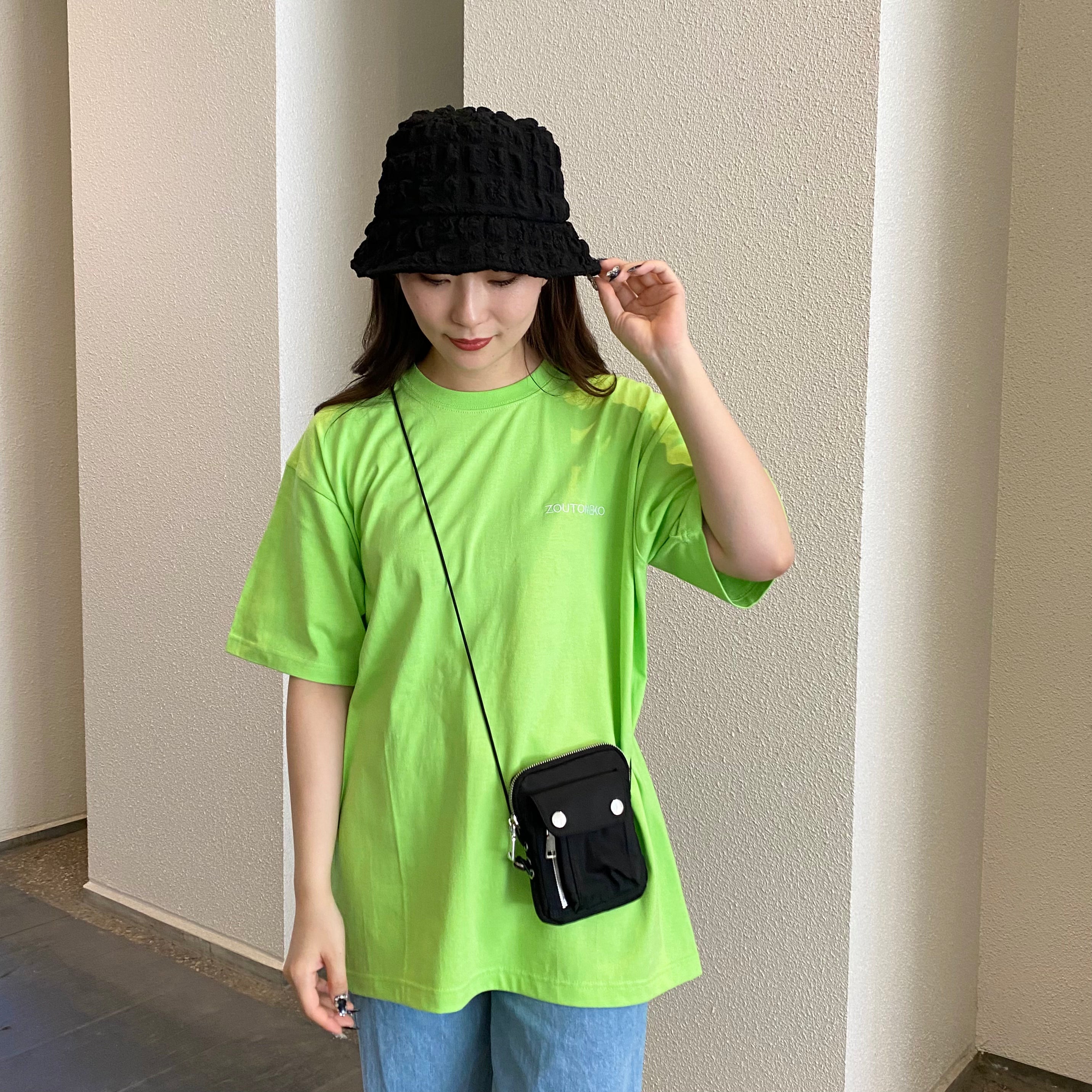 ZOUTONEKO オリジナルTシャツ ライムグリーン ※事務所発送