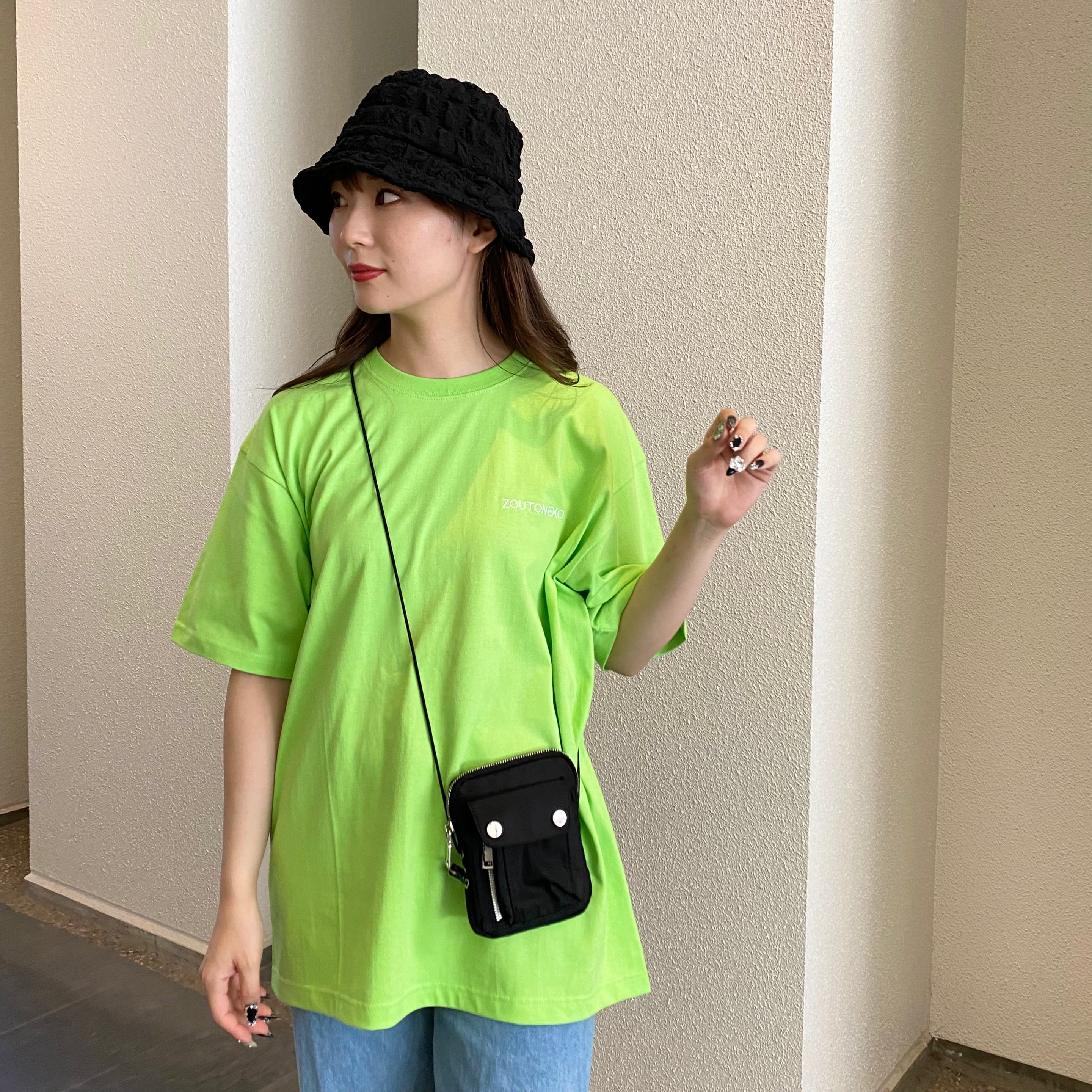 ZOUTONEKO オリジナルTシャツ ライムグリーン ※事務所発送