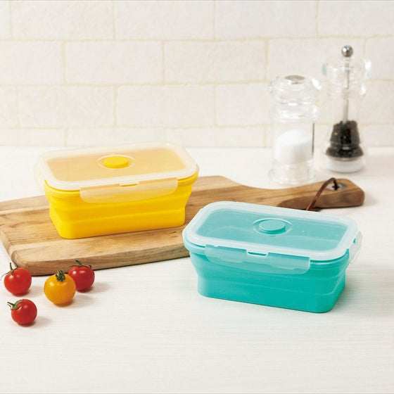 【カラーランダムどちらか1個】レンジで使えてたためるシリコン保存容器540ml　※8/6〜12迄に順次発送予定