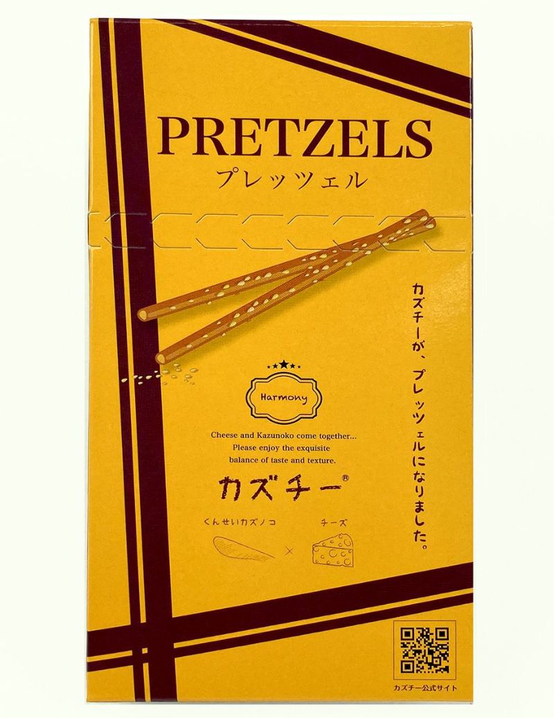 【井原水産】カズチープレッツェル　45g 　※6/4-10より順次発送予定