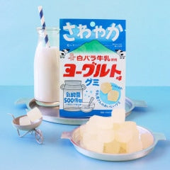 【KANADY】白バラ牛乳使用　ヨーグルト味グミ  　※6/18~24迄に順次発送予定