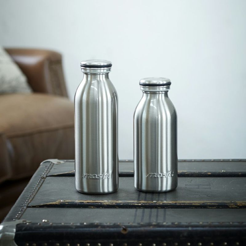 ｍｏｓｈ！ボトル　350ml　シルバー　※8/13~19より順次発送