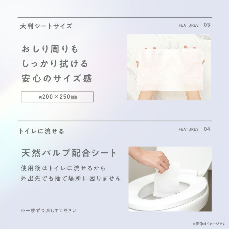 NTパーソナルケアシート10枚×2/ホワイトムスク　※7/30-8/5迄に順次発送予定