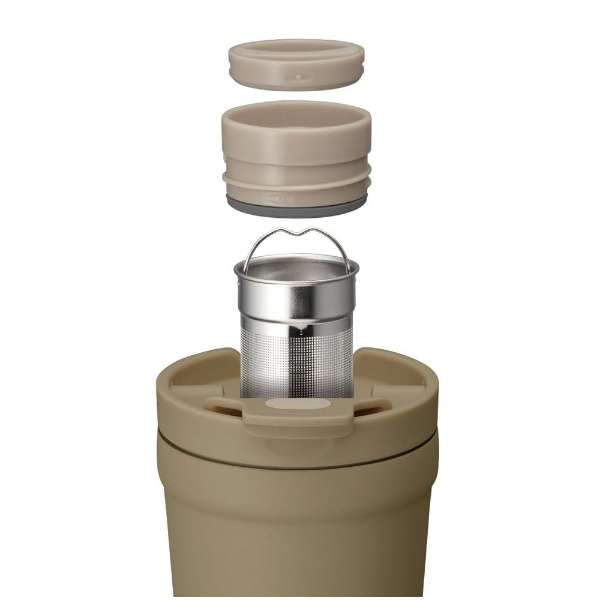 ＯＮ℃ＺＯＮＥ紅茶専科タンブラー350ml　トープ　※8/13~19より順次発送