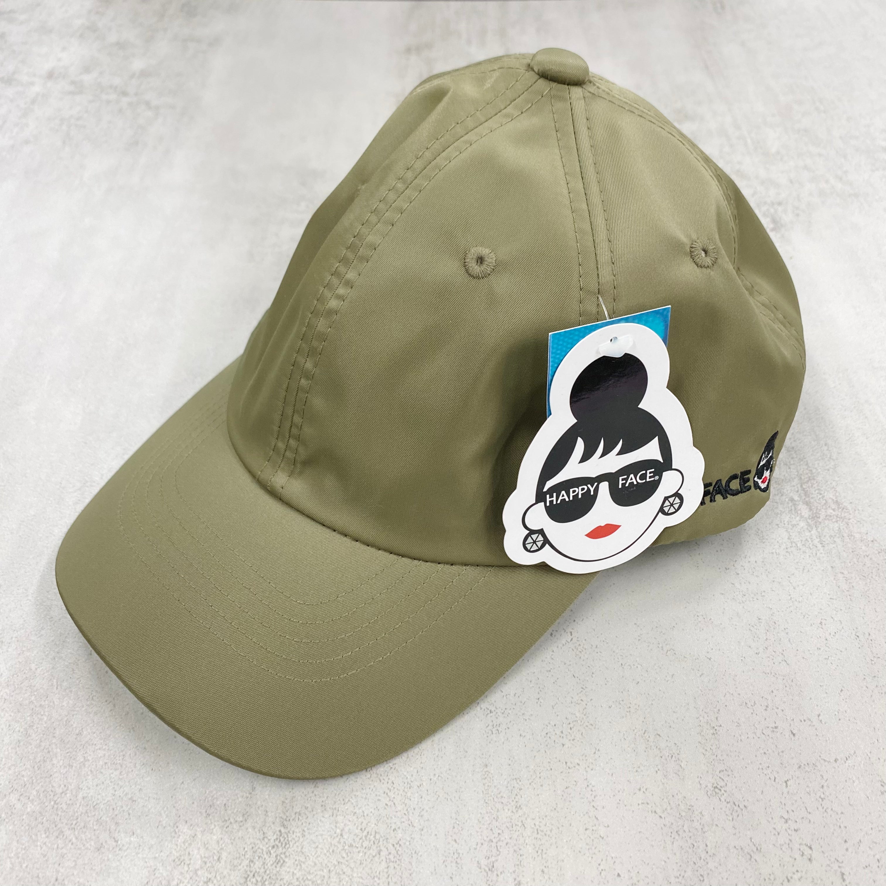 【HAPPYFACE】ＥＭＭＡナイロンキャップ　カーキ　※10/22〜28より順次配送