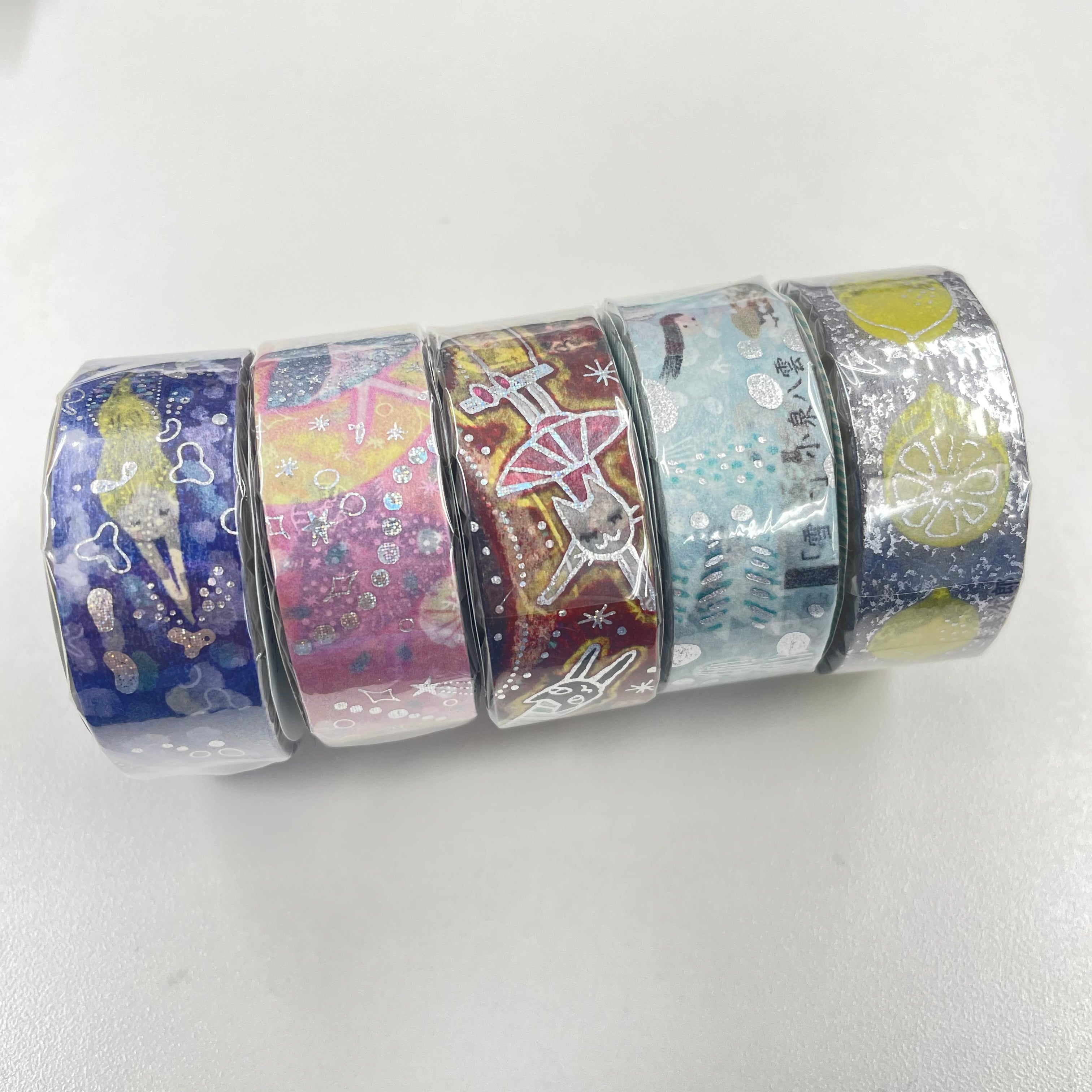 マスキングテープ福袋　-中原中也＆文学-　ランダム5個セット　※1/28〜2/3頃より順次配送予定