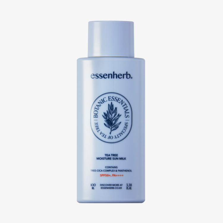 【essenherb】エッセンハーブティーツリーモイスチャーサンミルク 100ml　※10/21-28より順次発送予定