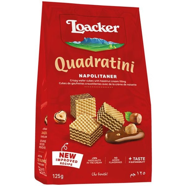 【Loacker】クワドラティーニ　ナポリターナ　※溶ける可能性あり※7/9~7/15迄に順次発送予定