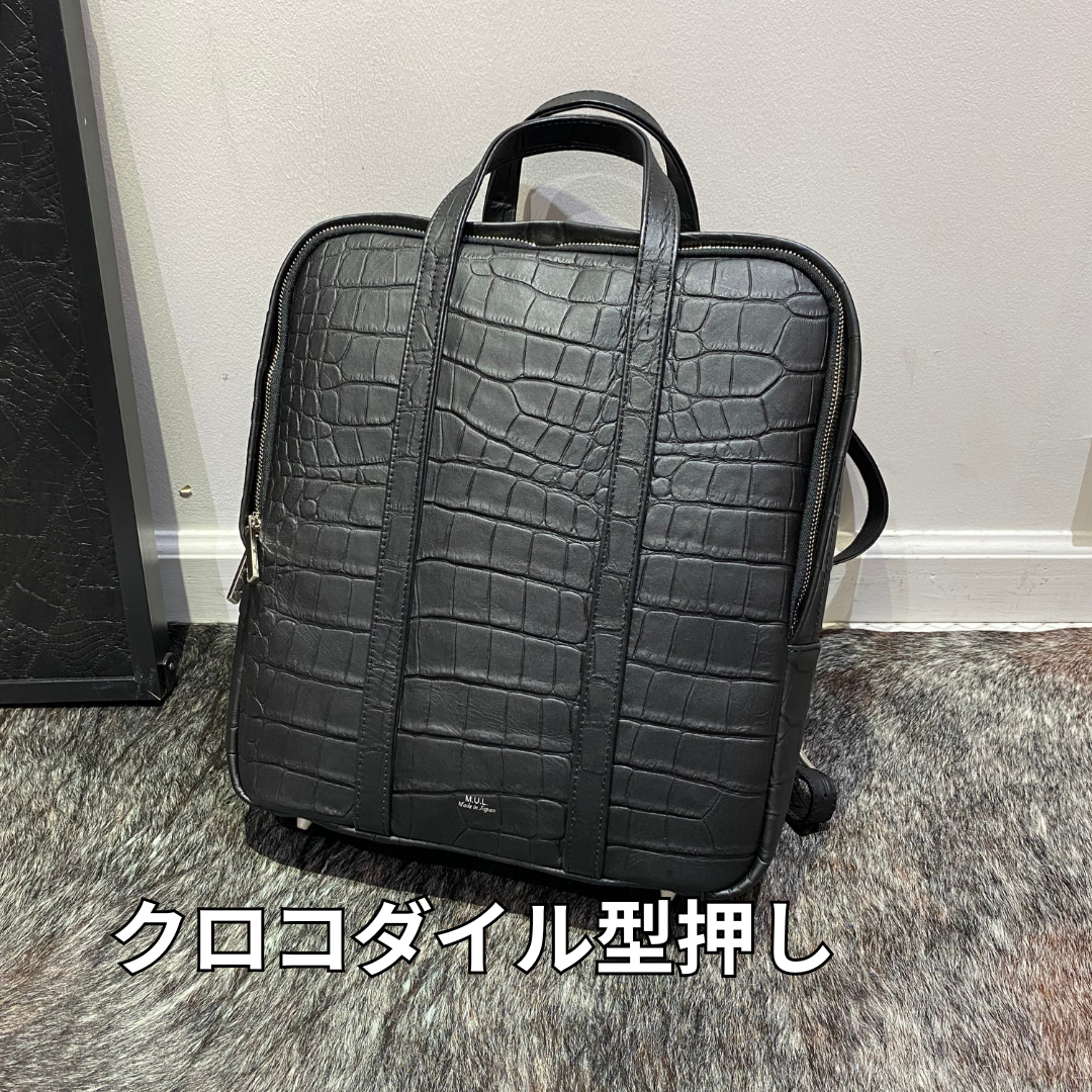 ⚠️予約【M.U.L.】ミニマルバックパック -ブラック-　※R7. 6月末納品予定
