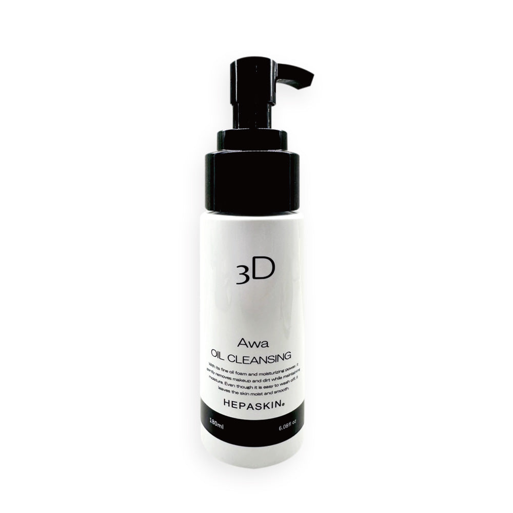 【HEPASKIN】3D 泡オイルクレンジング　180ml  　※6/11~17迄に順次発送予定