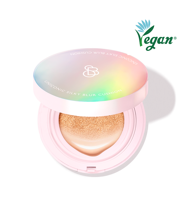 【SELF BEAUTY】ユニコーンシルキーブラークッション（マットタイプ）SPF 50+ PA+++ 02 バニラ　※1/14-20頃より配送予定