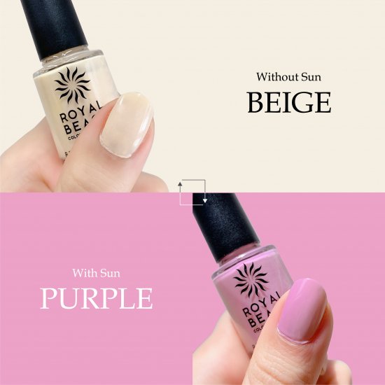 ROYALBEACHｶﾗｰﾁｪﾝｼﾞﾈｲﾙC-06 BEIGE・PURPLE　※6/25-7/1頃より順次配送