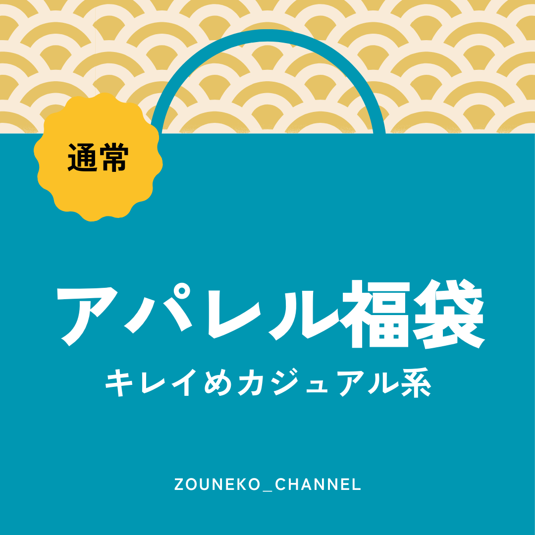 【福袋2025】アパレル福袋「キレイめカジュアル系」通常ver.　※12/10〜16より順次発送