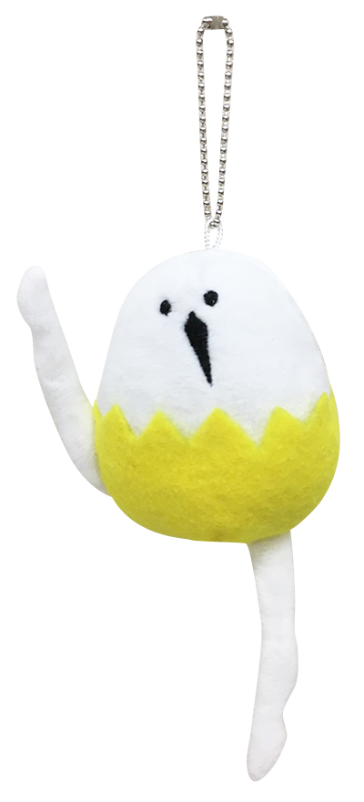 たまごあしボールチェーンストラップ イエローパンツ　※ 1/28-2/3頃より順次発送予定