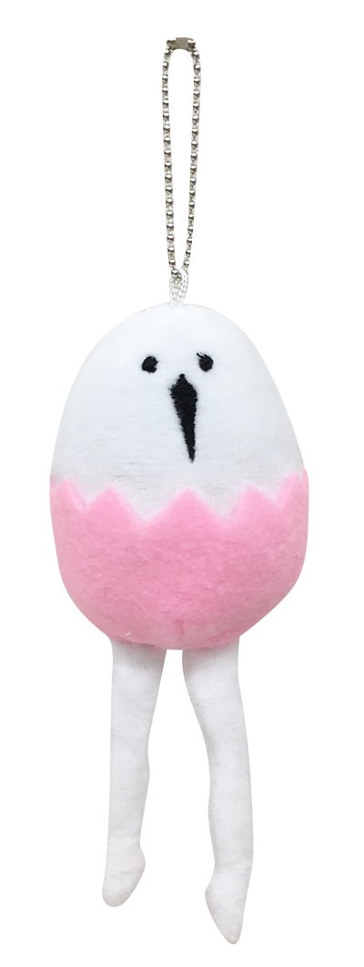 たまごあしボールチェーンストラップ ピンクパンツ　※ 1/28-2/3頃より順次発送予定